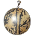 Jasper Pendant Dendritic Brown Grounding Crystal Landscape Tree
