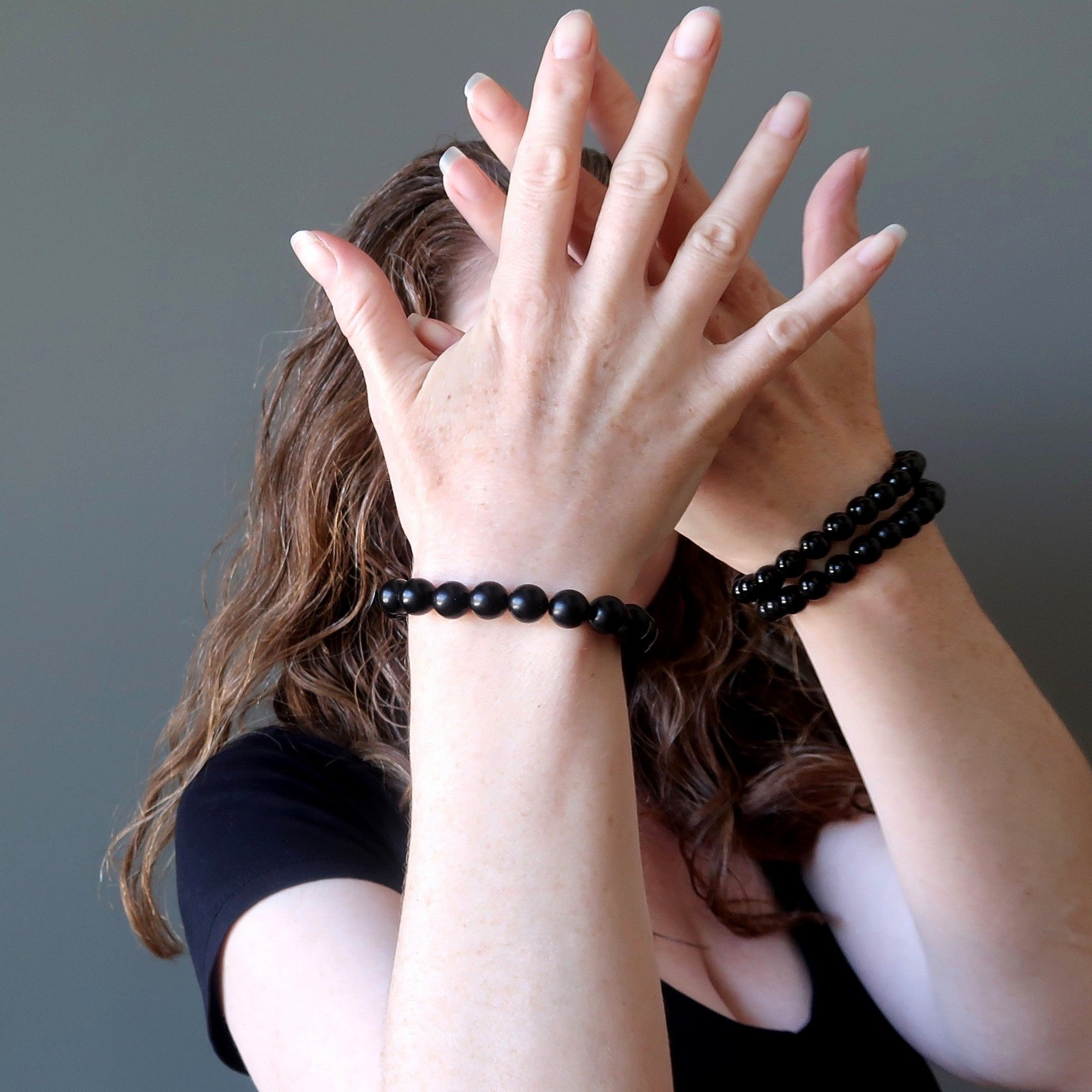Jet Bracelet Black Azabache Protection Stone