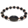 Bracelet de jais noir Azabache Protection déflecteur Cuivre