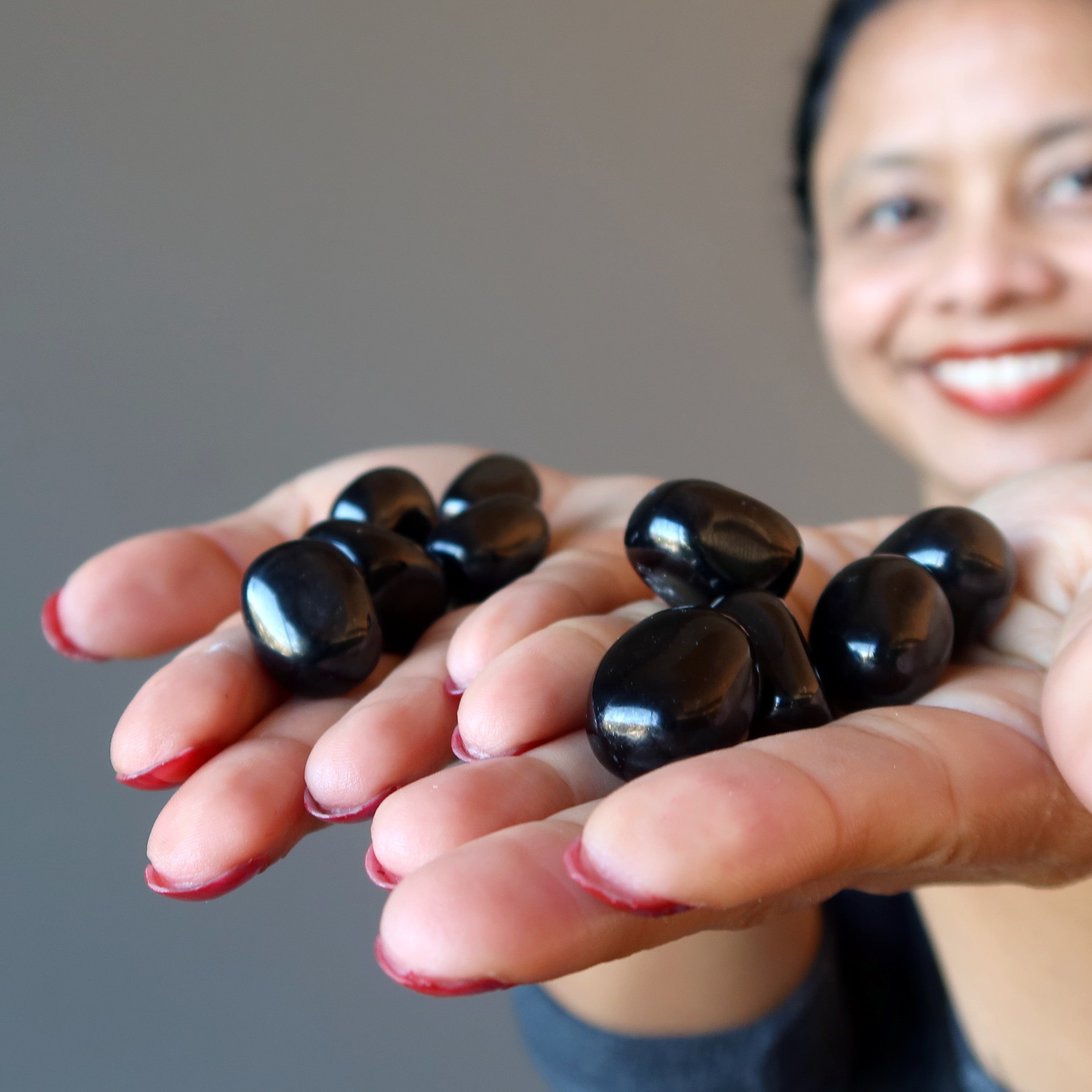 Jet Tumbled Stone Grief Relief Black Crystal
