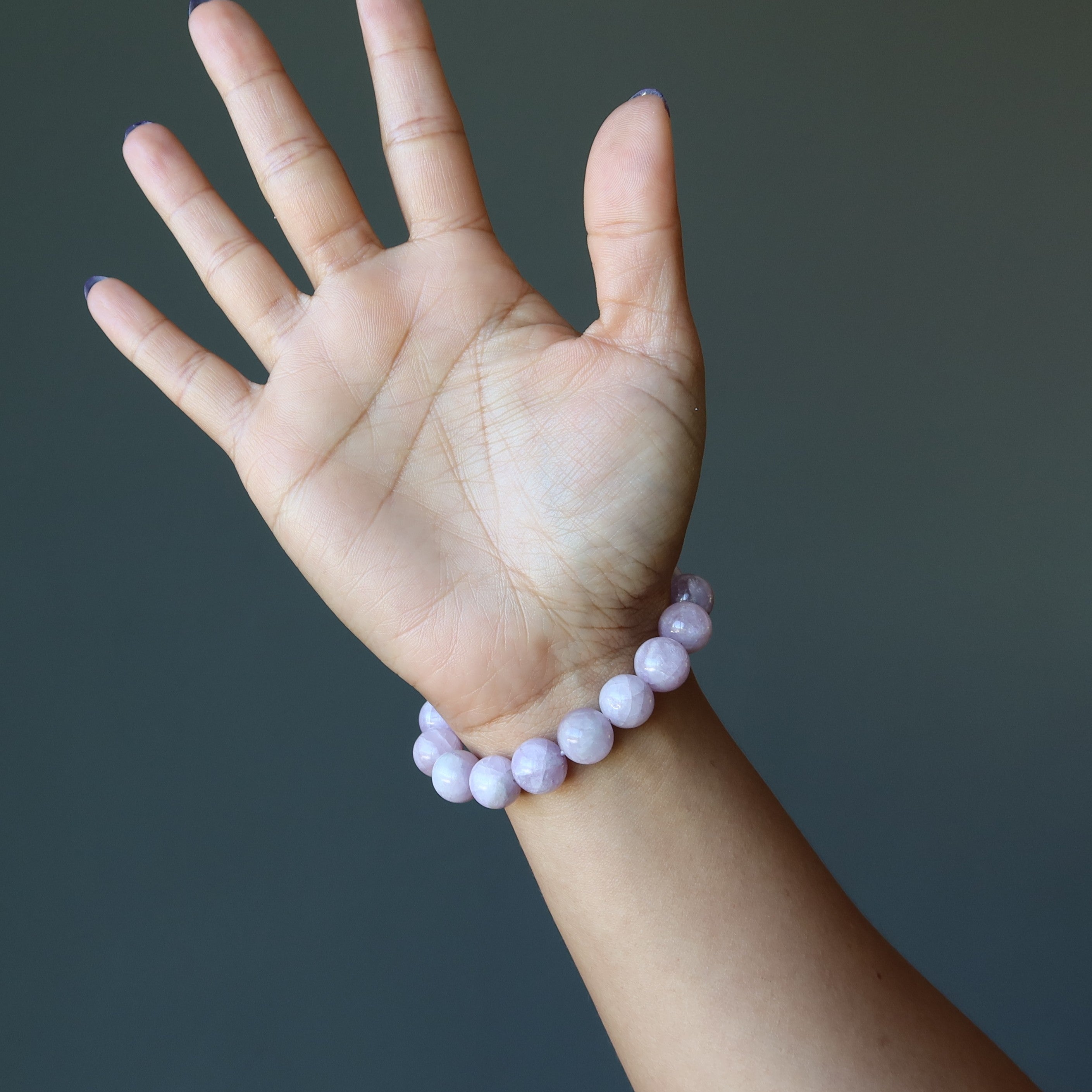 Kunzit-Armband Mein wunderschöner rosafarbener Heilerkristall