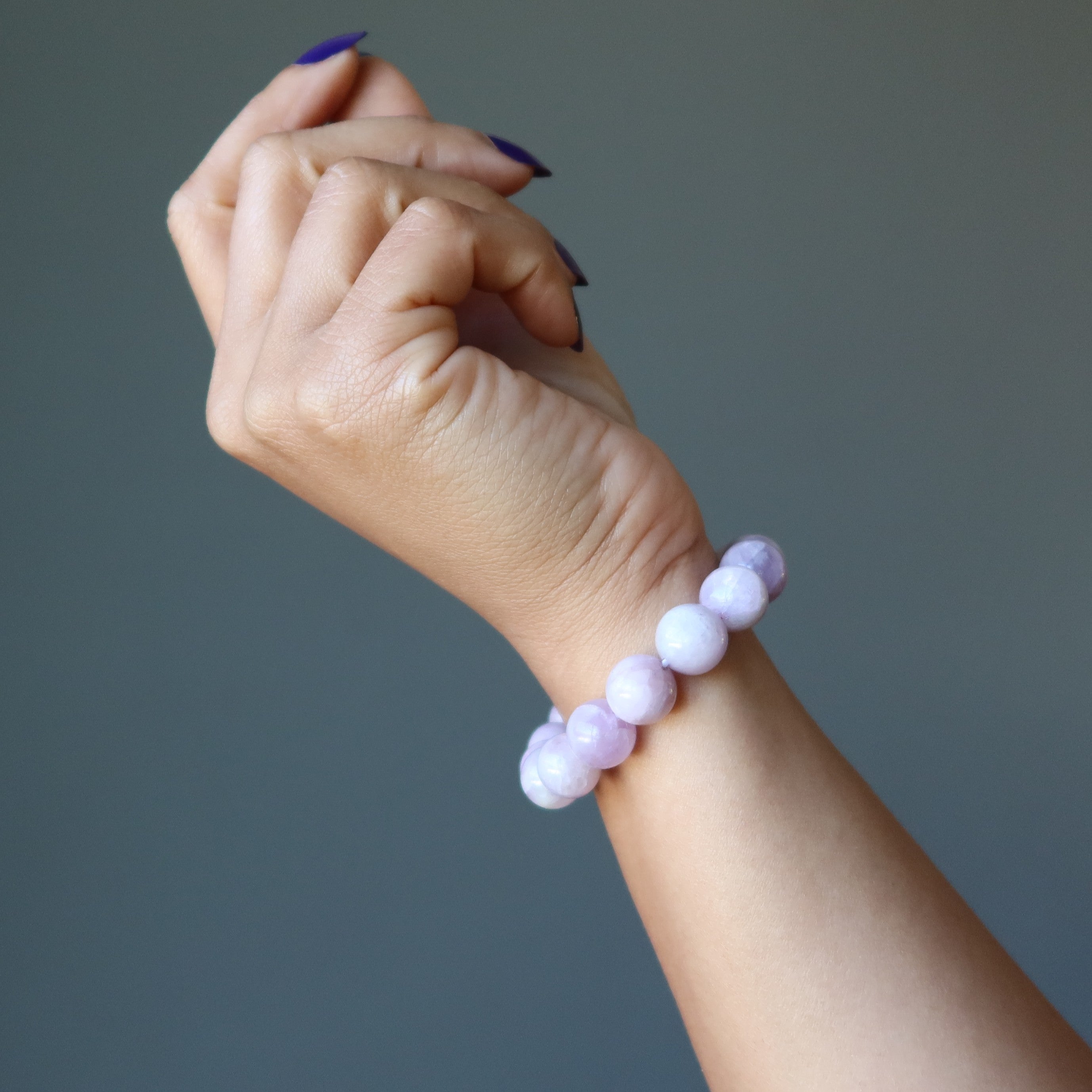 Kunzit-Armband Mein wunderschöner rosafarbener Heilerkristall