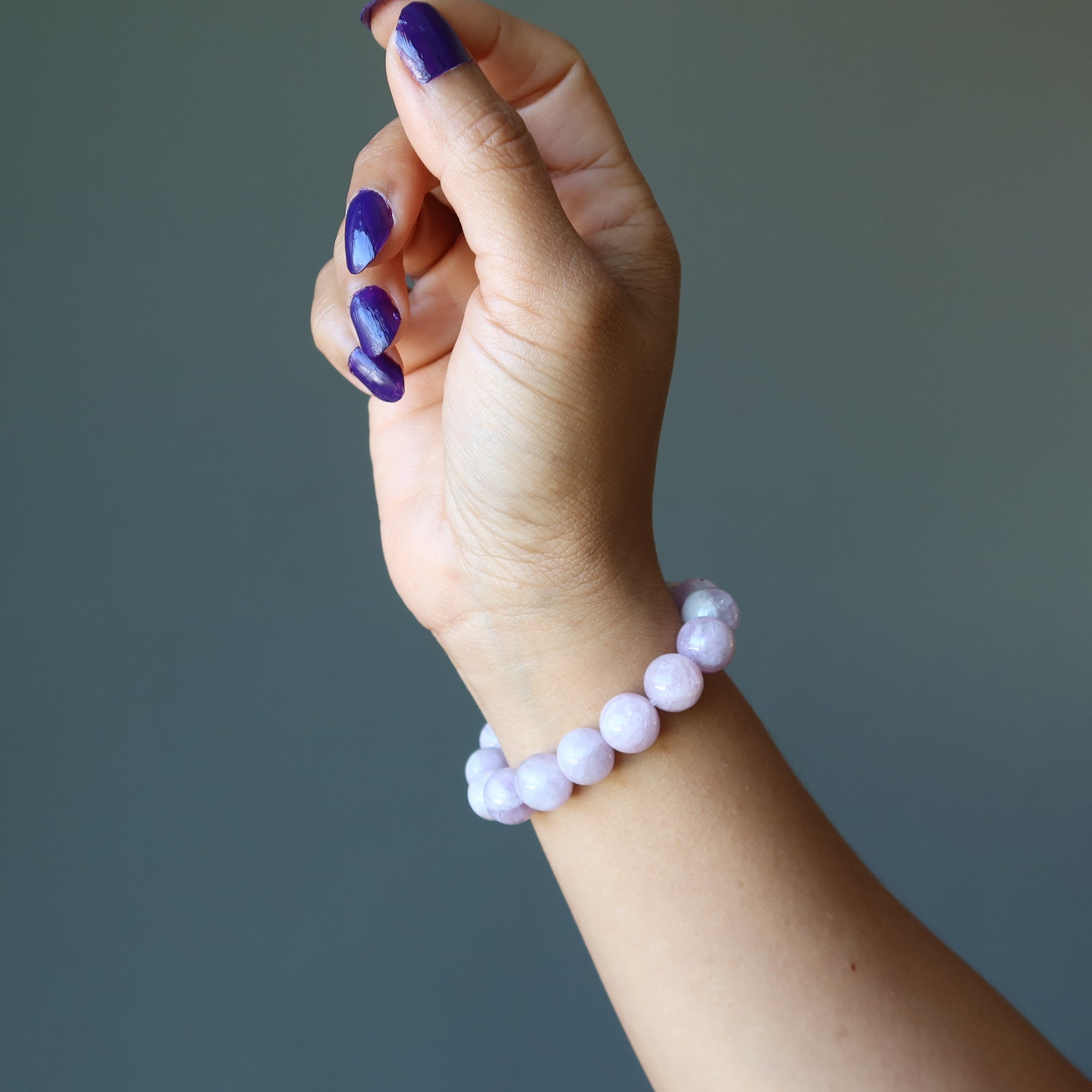 Kunzit-Armband Mein wunderschöner rosafarbener Heilerkristall