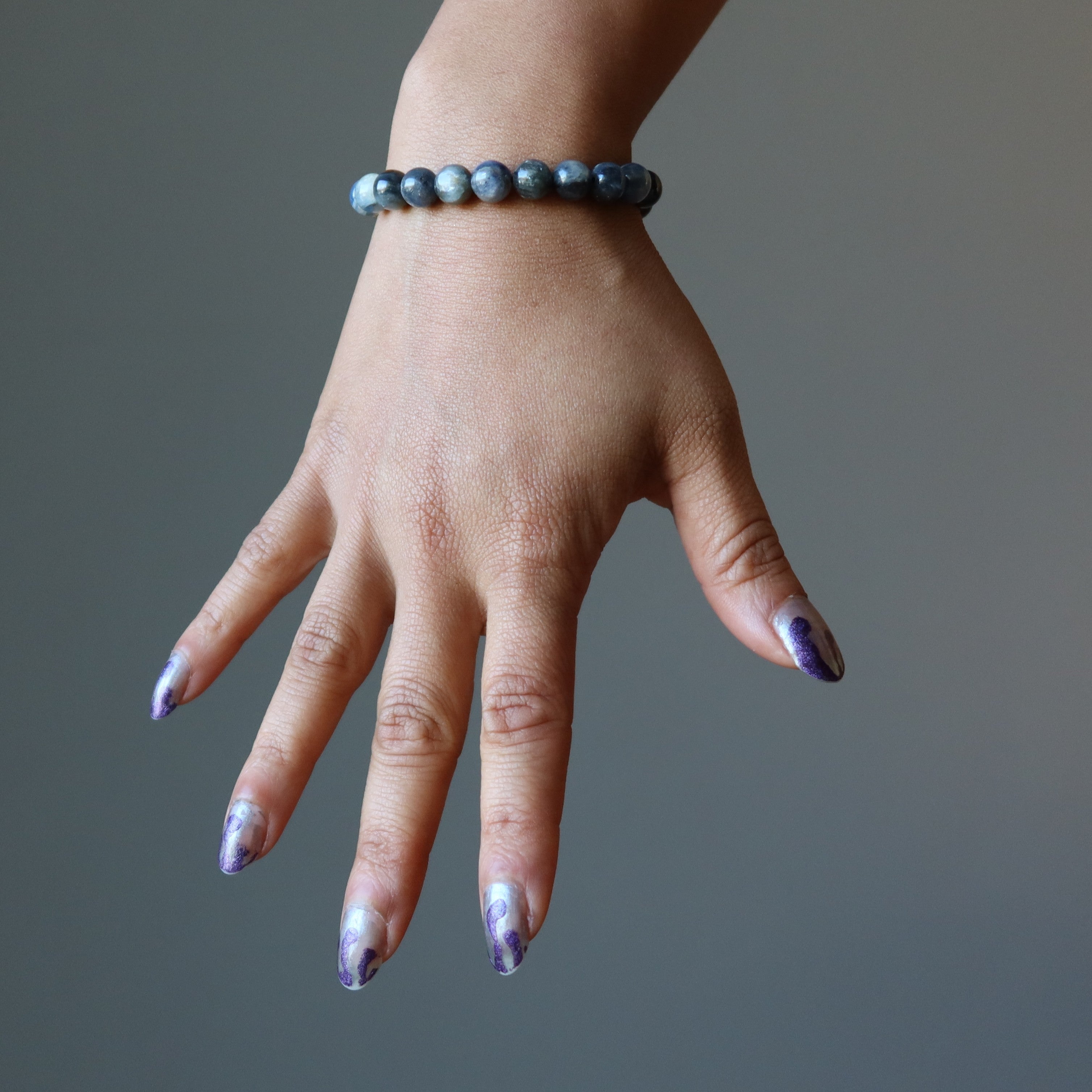 Kyanite Bracelet Shimmering Blue Stones