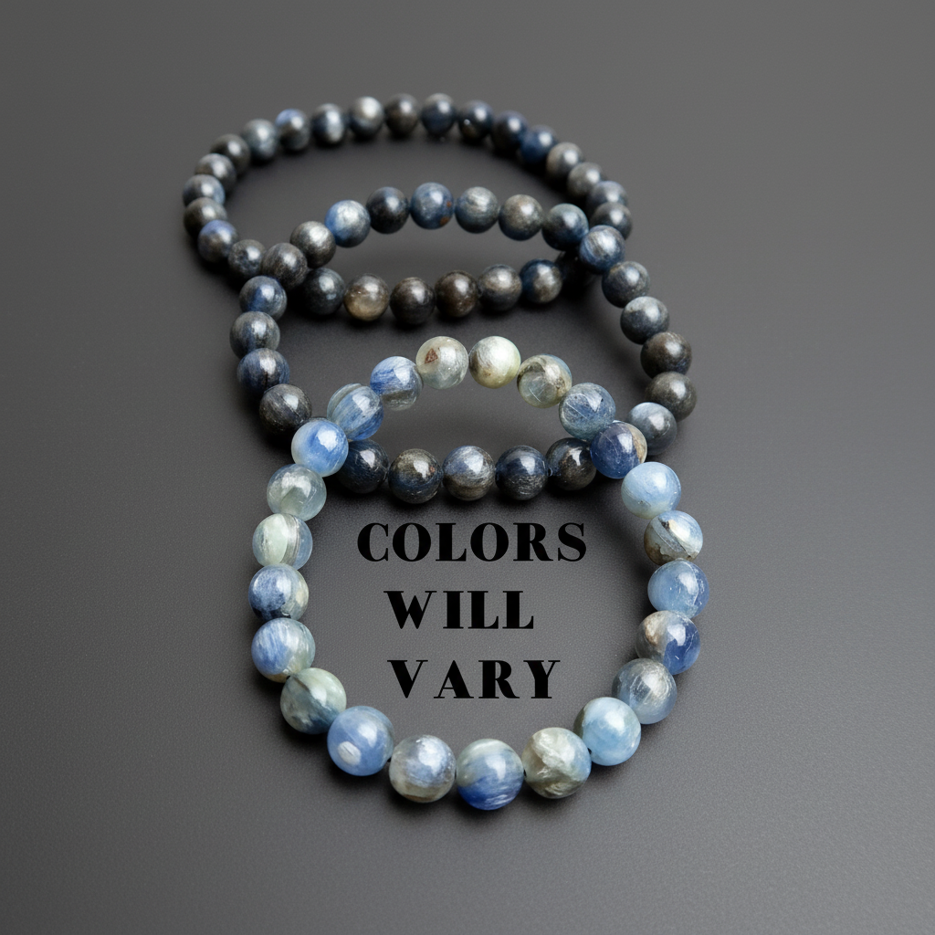 Kyanite Bracelet Shimmering Blue Stones
