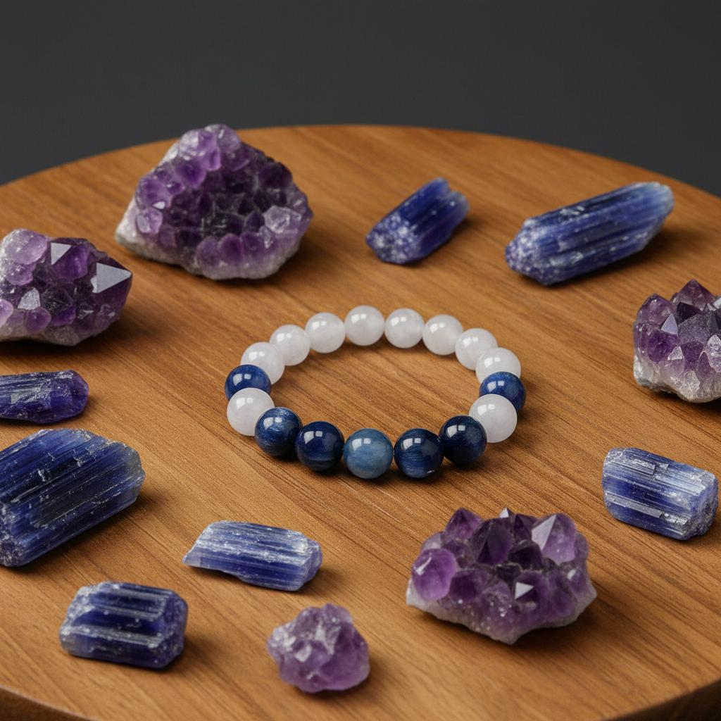 Kyanit-Armband Lavendel Amethyst Lovely Soul