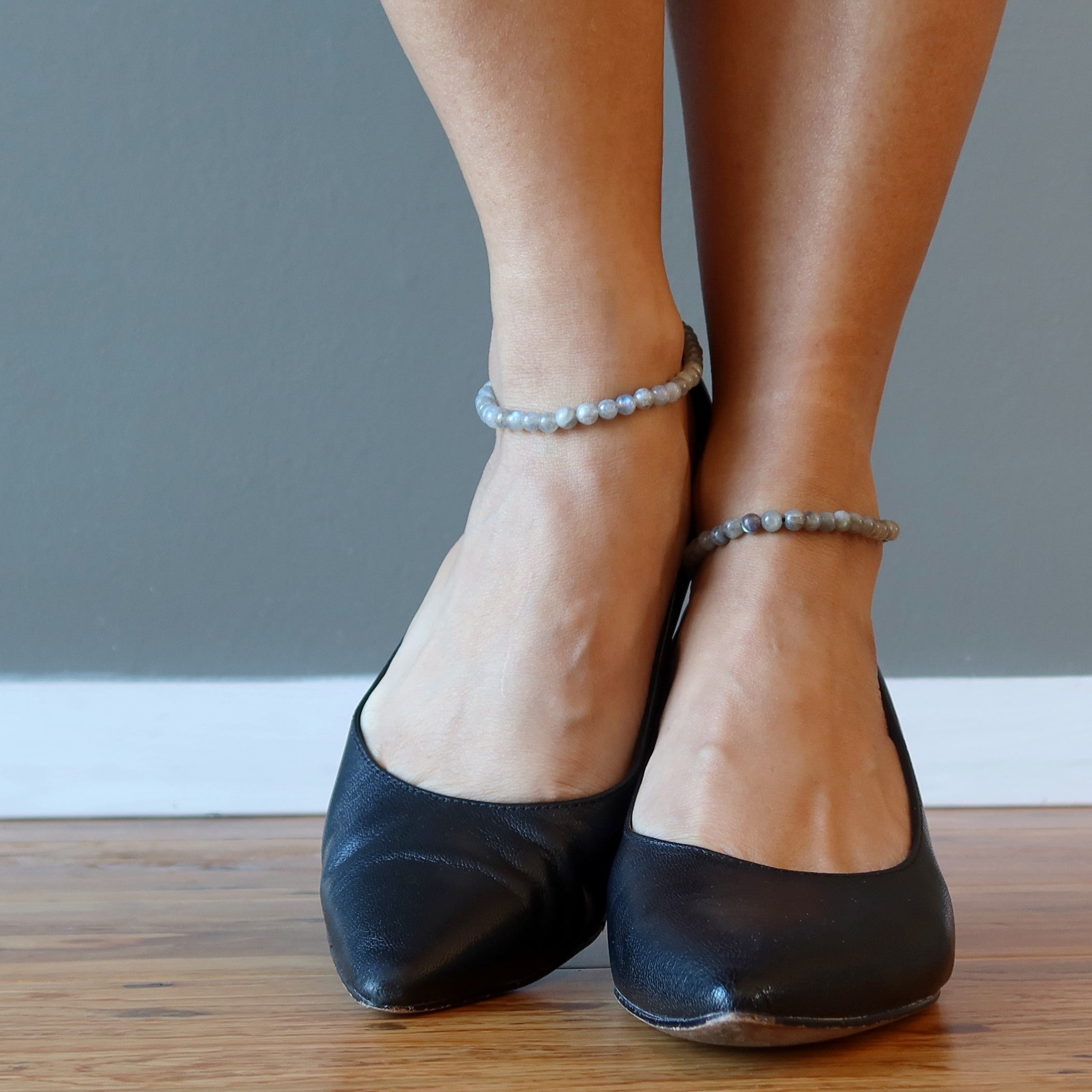 Labradorite Anklet Rainbow Magic Crystals