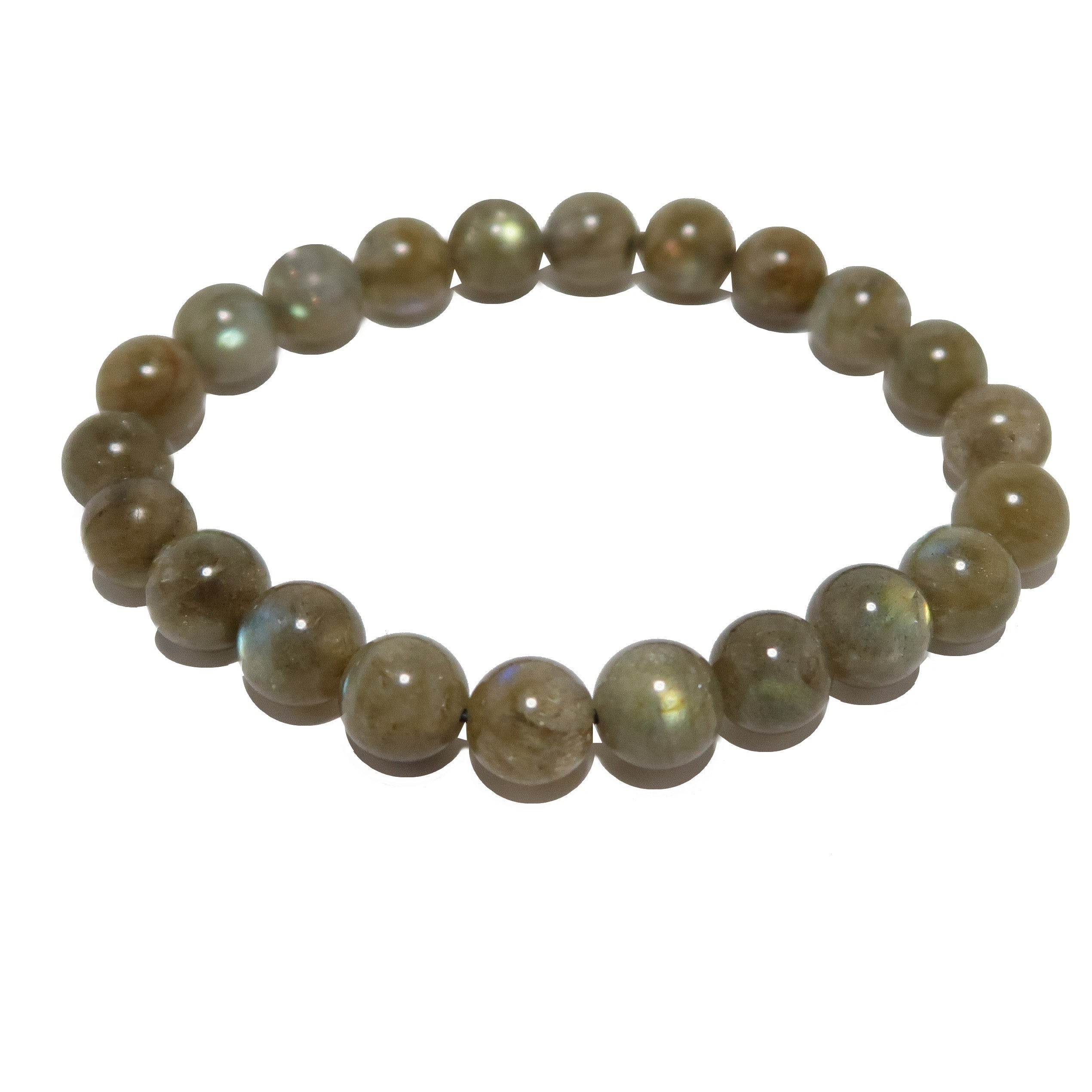Labradorit-Armband Regenbogen Gott Zeus Blitz