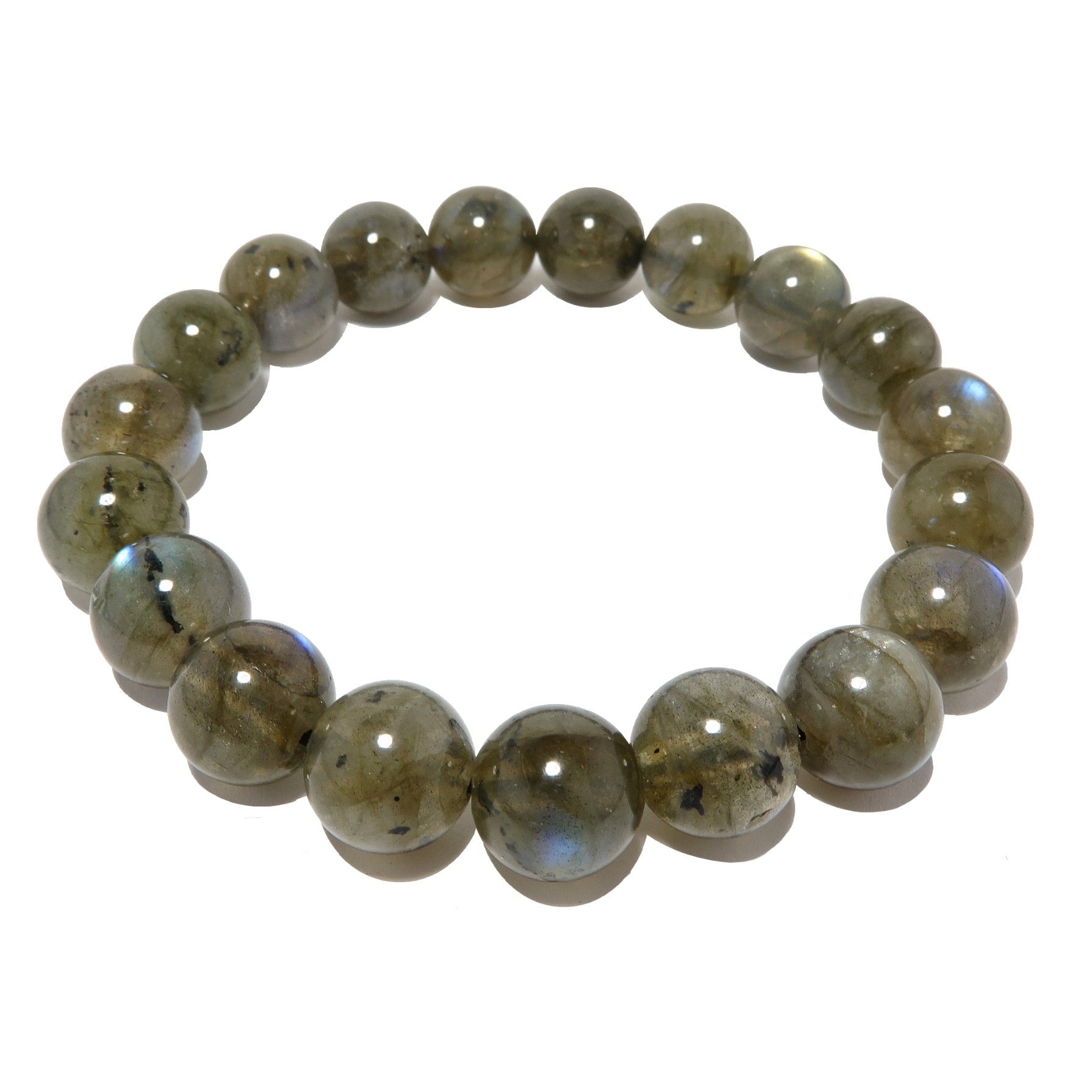 Labradorit-Armband Regenbogen Gott Zeus Blitz
