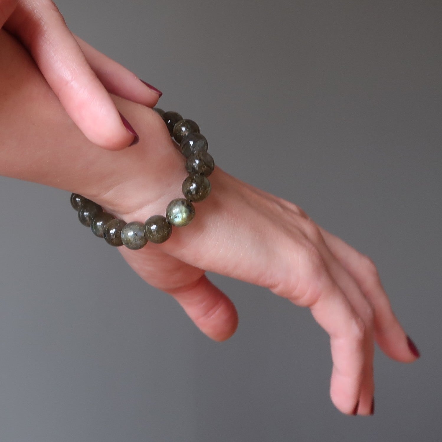 Labradorite Bracelet Rainbow God Zeus Lightning