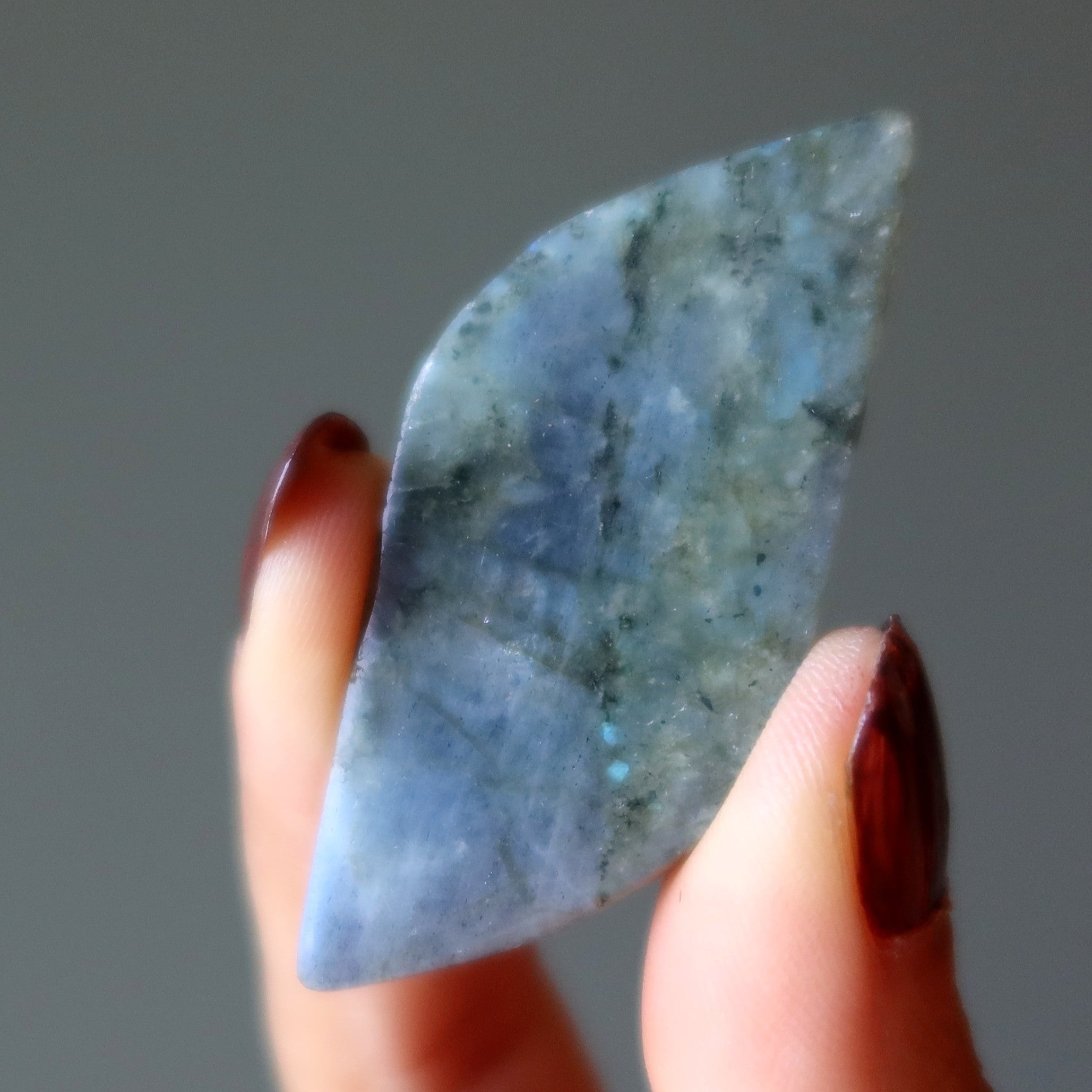 Labradorite Polish Stone Electrify my Third Eye Blue Healing Crystal