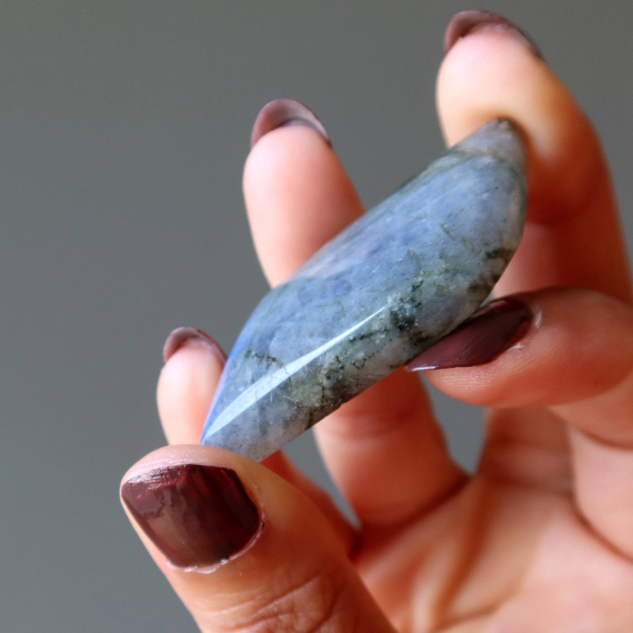 Labradorite Polish Stone Electrify my Third Eye Blue Healing Crystal