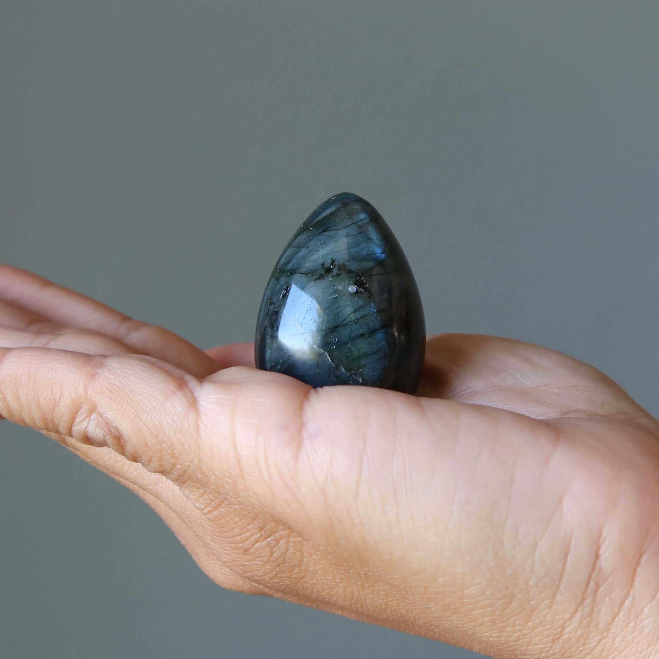 Labradorite Egg Rainbow of Hope Positive Energy Crystal