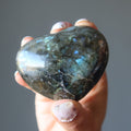 Labradorite Heart Offbeat Lover Eccentric Crystal