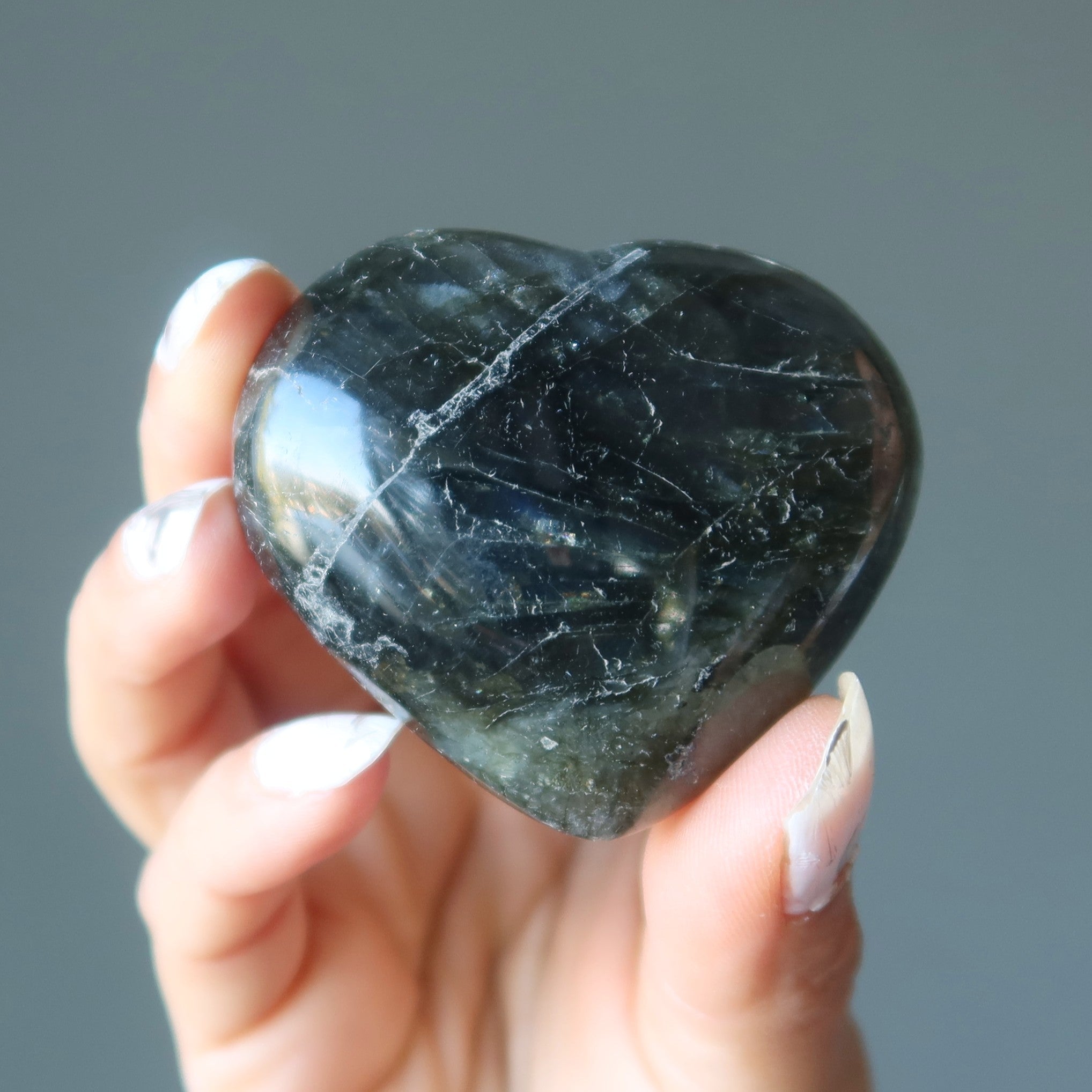 Labradorite Heart Offbeat Lover Eccentric Crystal