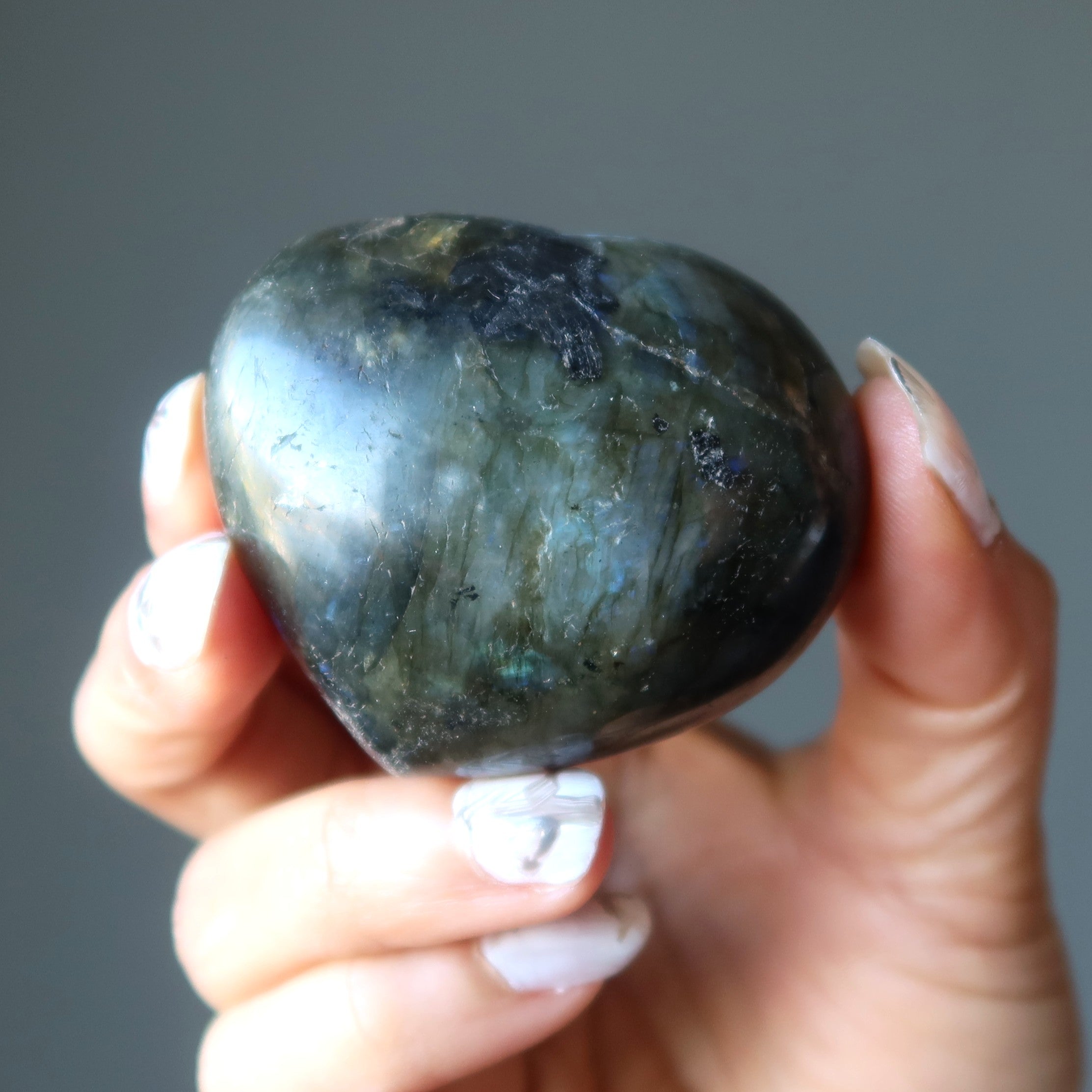 Labradorite Heart Offbeat Lover Eccentric Crystal