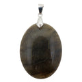 Pendentif Labradorite Mystique Ciel Nocturne Éclat Bleu Argent