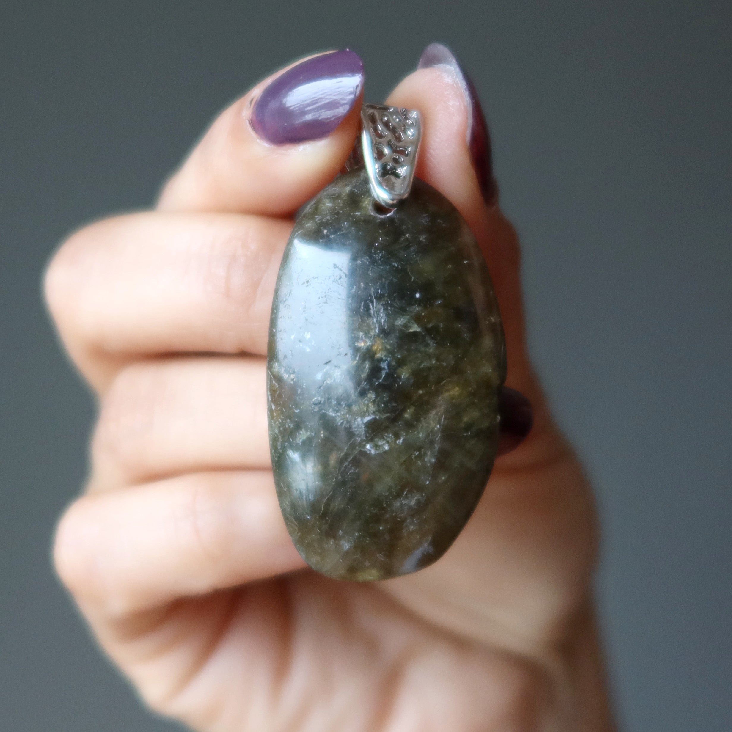 Pendentif Labradorite Terre à Terre Magie Lunaire Argent