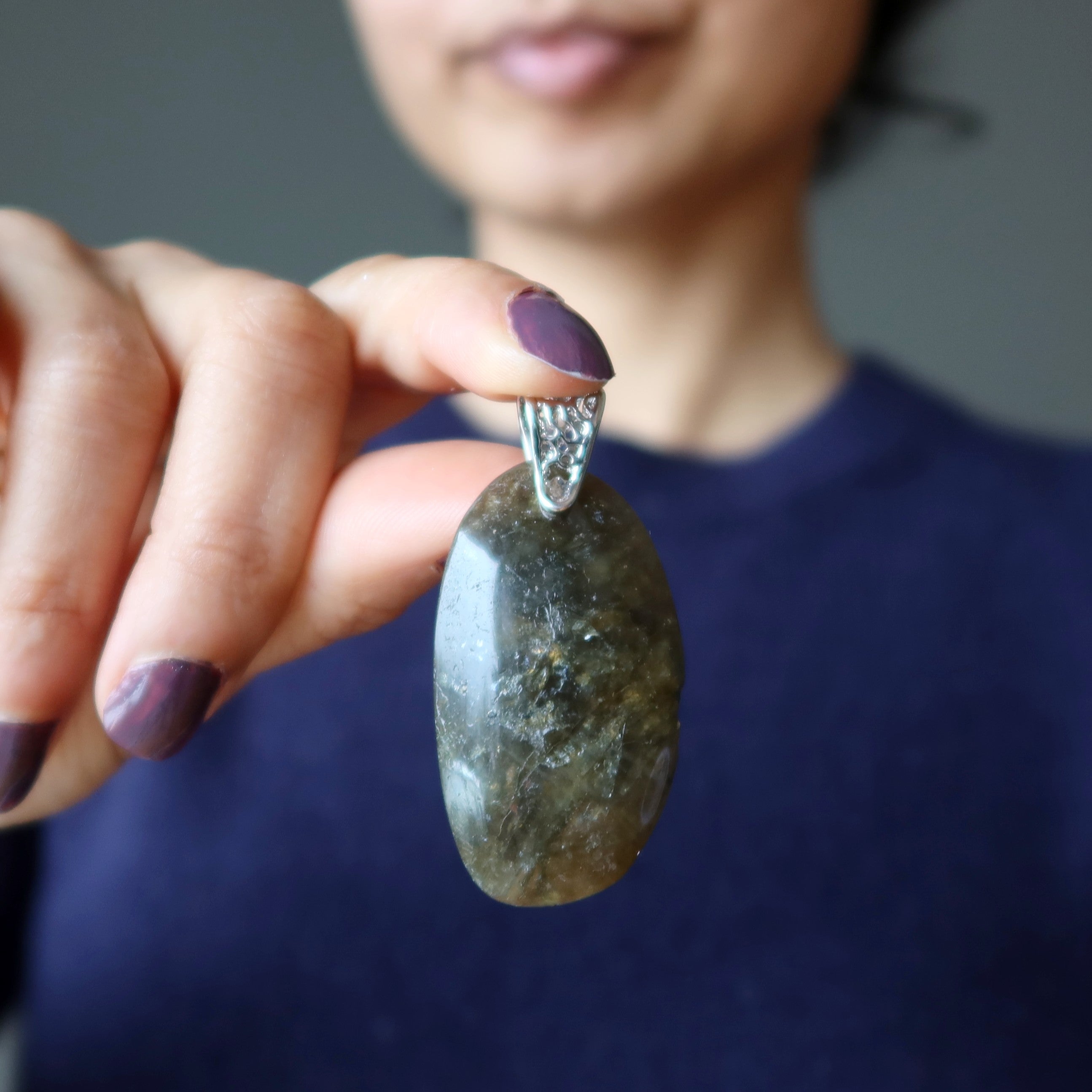 Pendentif Labradorite Terre à Terre Magie Lunaire Argent