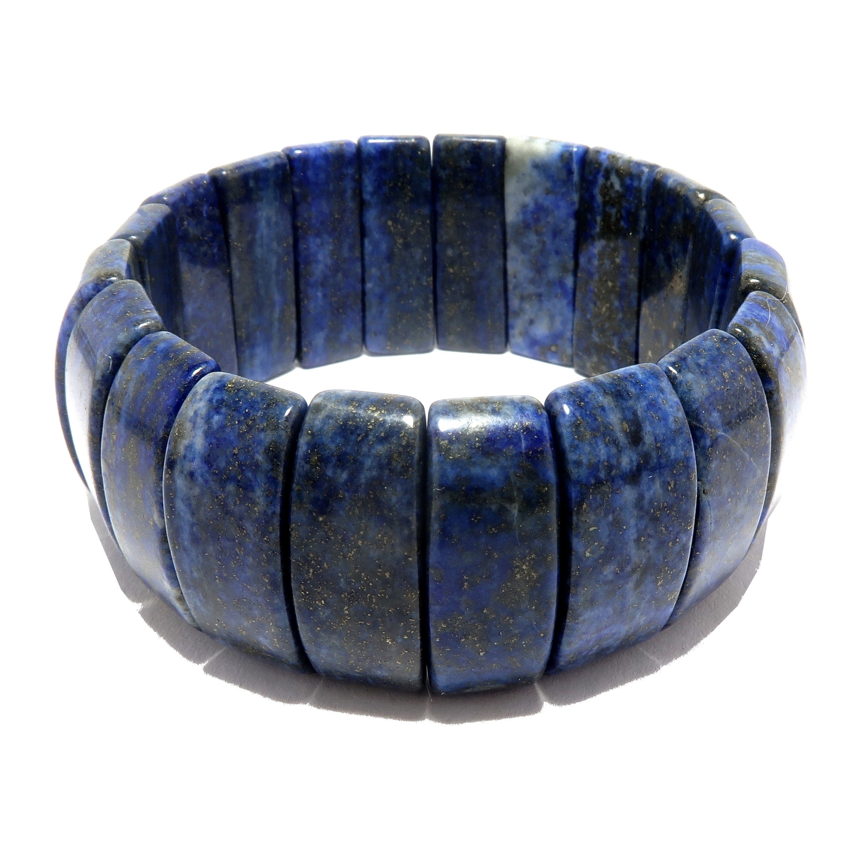 Lapis Lazuli Bracelet Cuff Boho Blue Stone My Metaphysical Tribe
