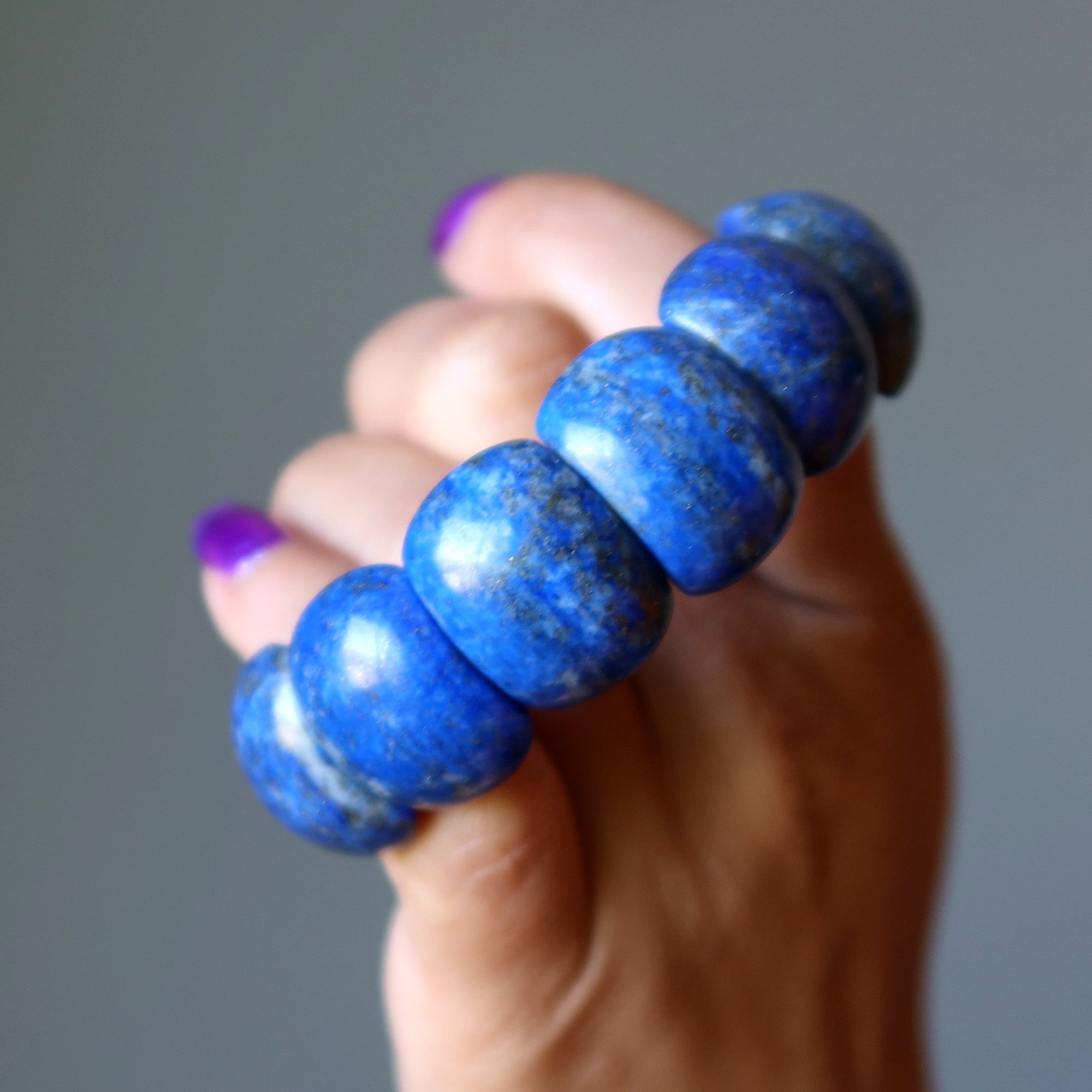 Lapis-Armreif Manschette Blau Kosmischer Schutz