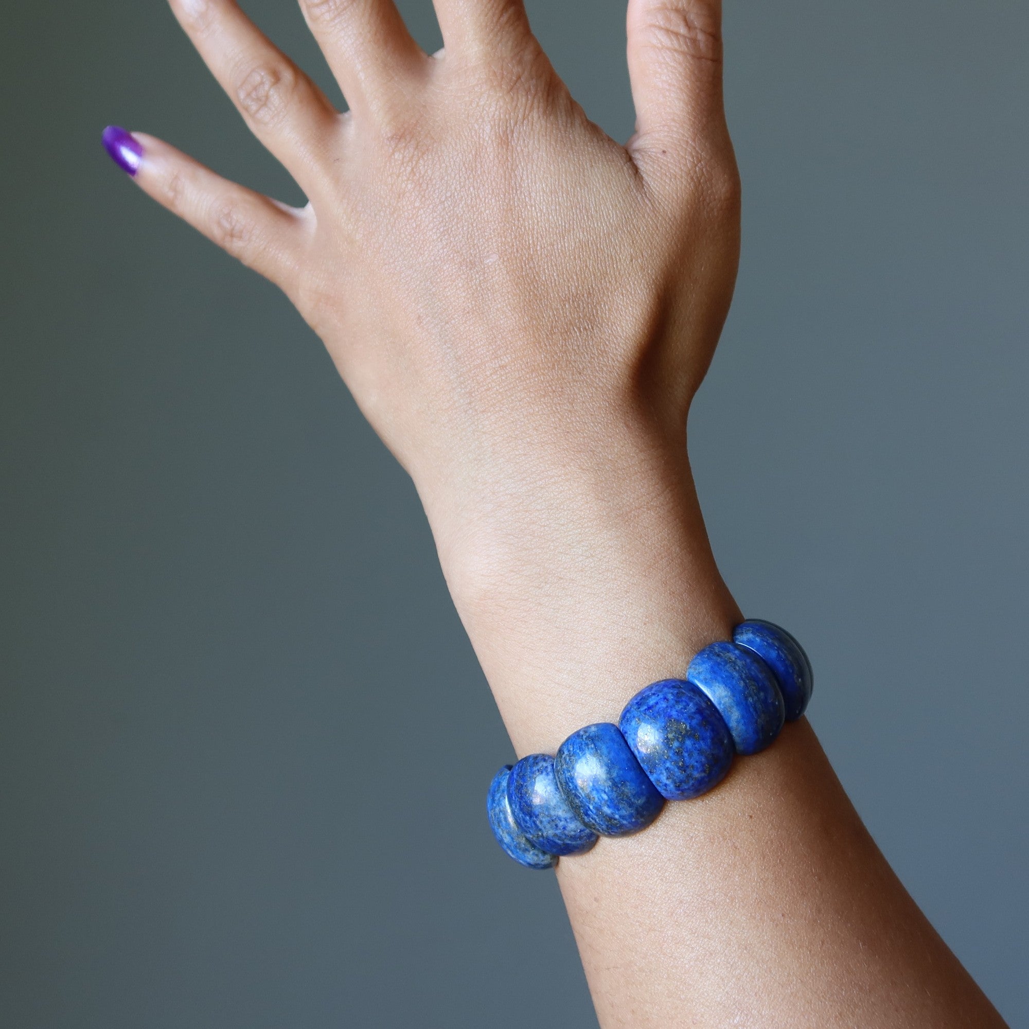 Lapis-Armreif Manschette Blau Kosmischer Schutz