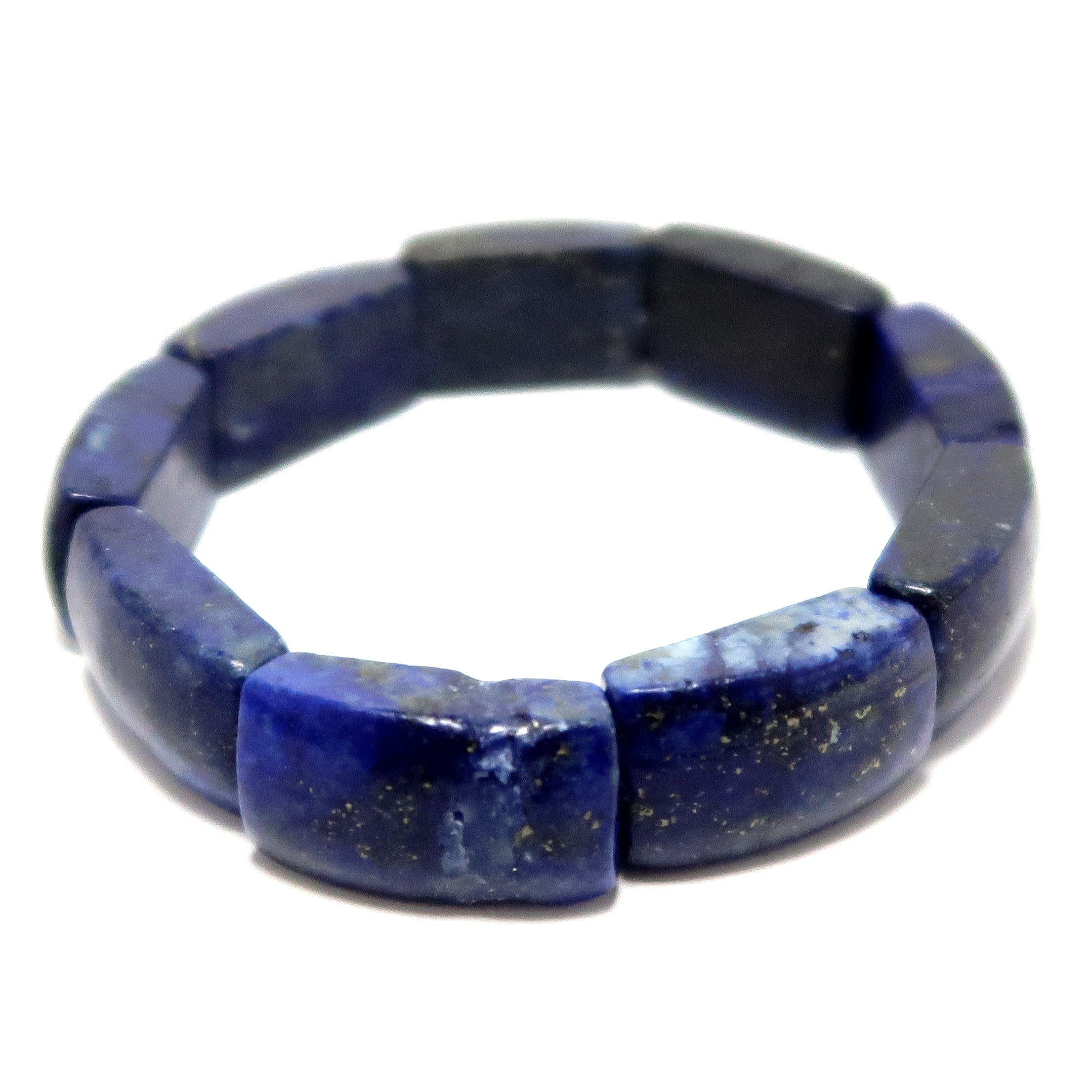 Lapis Lazuli Bracelet Blue Crystal Friendship Circle Stone
