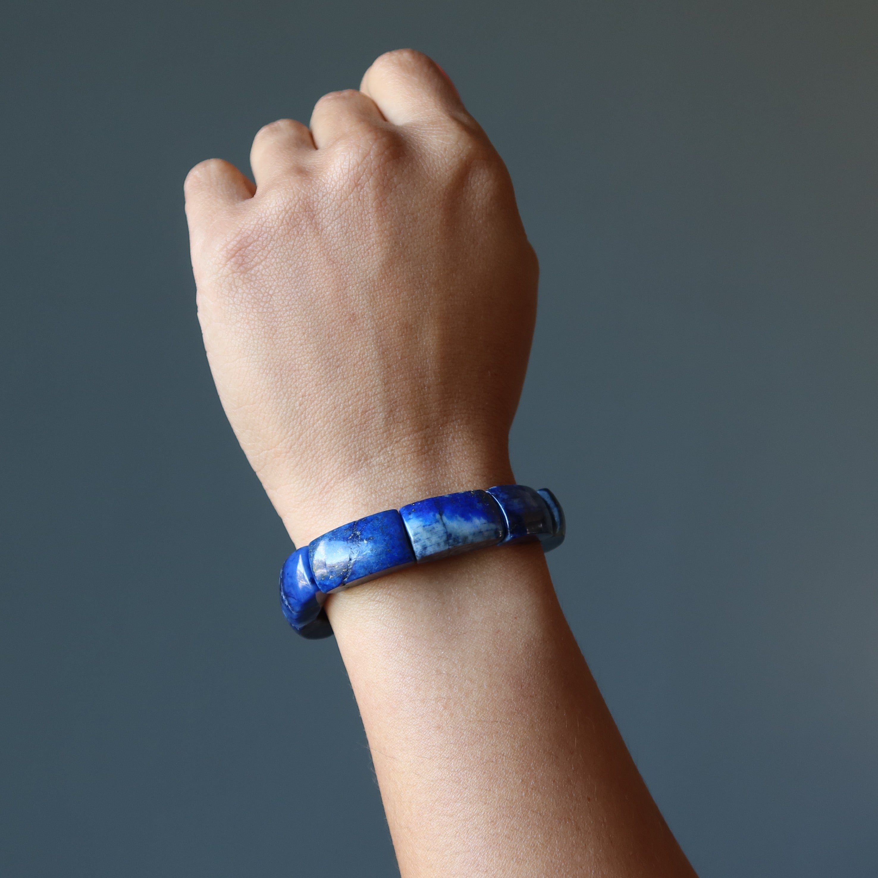 Lapis Lazuli Bracelet Blue Crystal Friendship Circle Stone