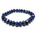 Bracelet Lapis bleu - Pierre à facettes pour une sophistication étincelante