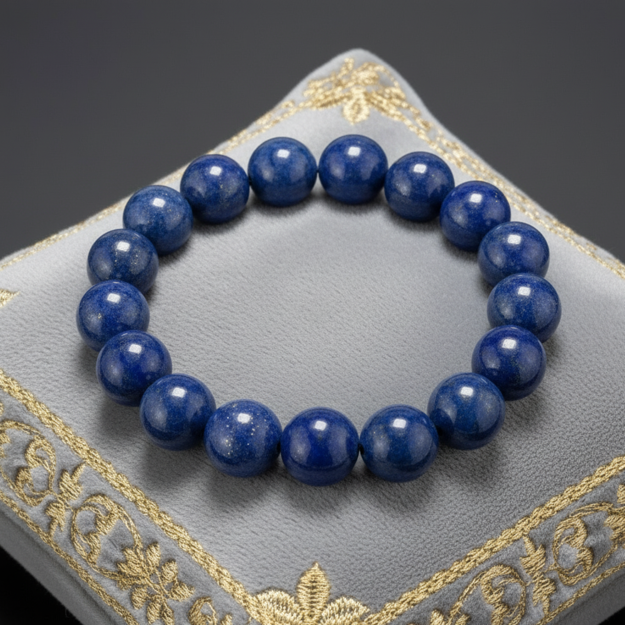 Lapis Lazuli Bracelet Royal Blue Stone Smart Sophistication