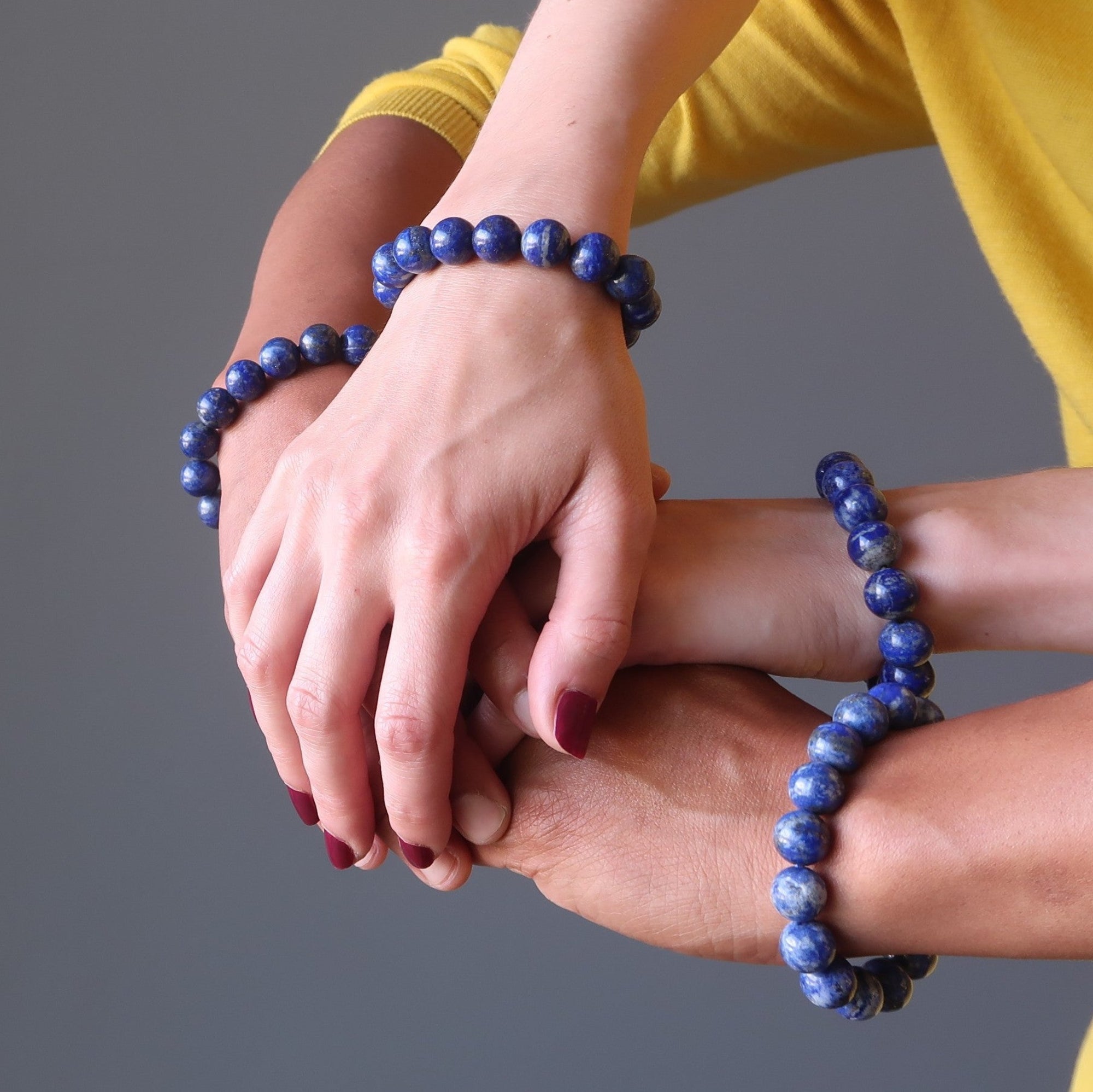 Lapis Lazuli Bracelet Royal Blue Stone Smart Sophistication