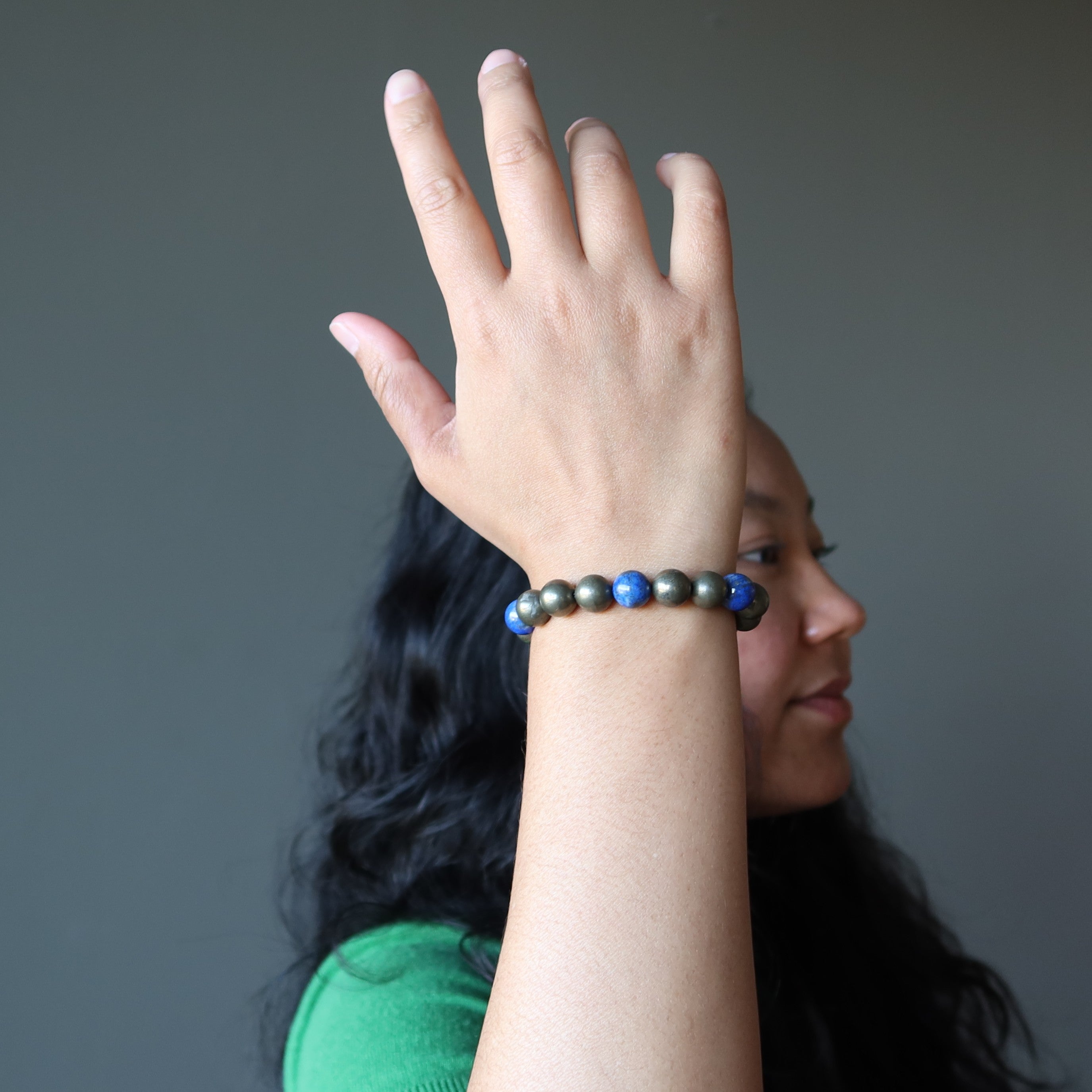 Lapis-Armband Pyritsteine Modern Soul Style