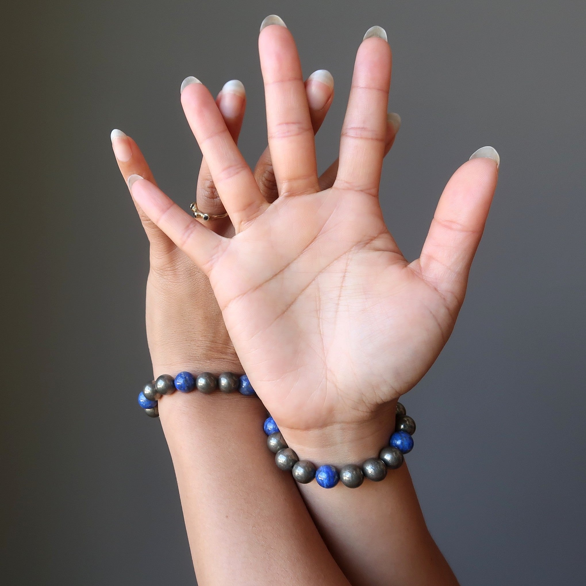 Lapis-Armband Pyritsteine Modern Soul Style