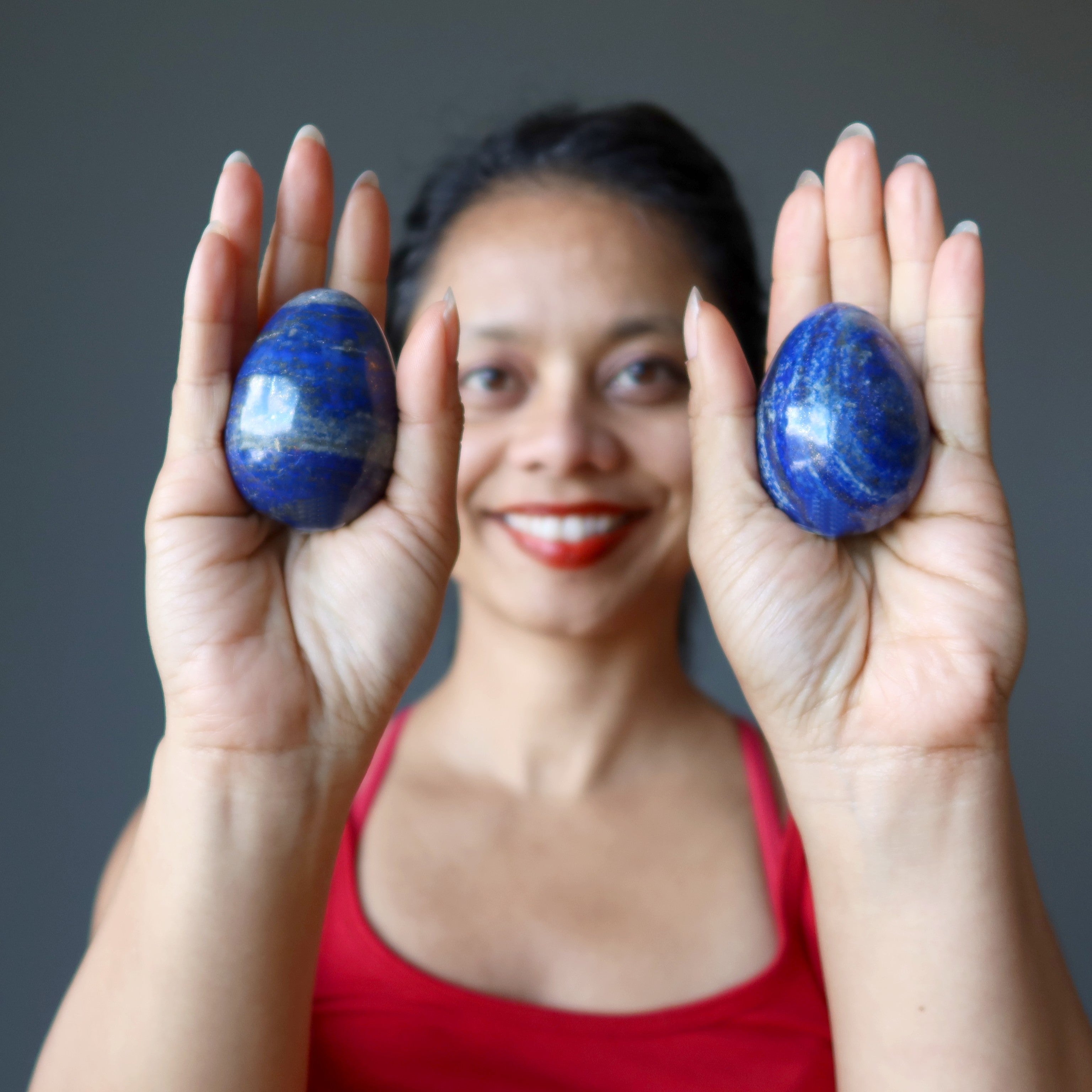 Lapis Lazuli Egg Royal Blue Afghan Spiritual Exploration Crystal