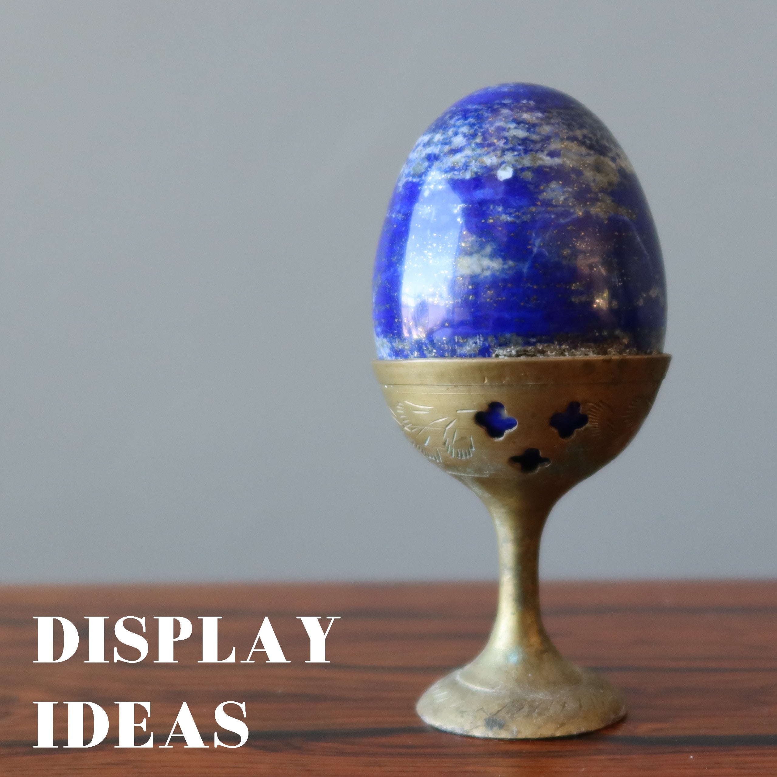 Lapis Lazuli Egg Royal Blue Afghan Spiritual Exploration Crystal