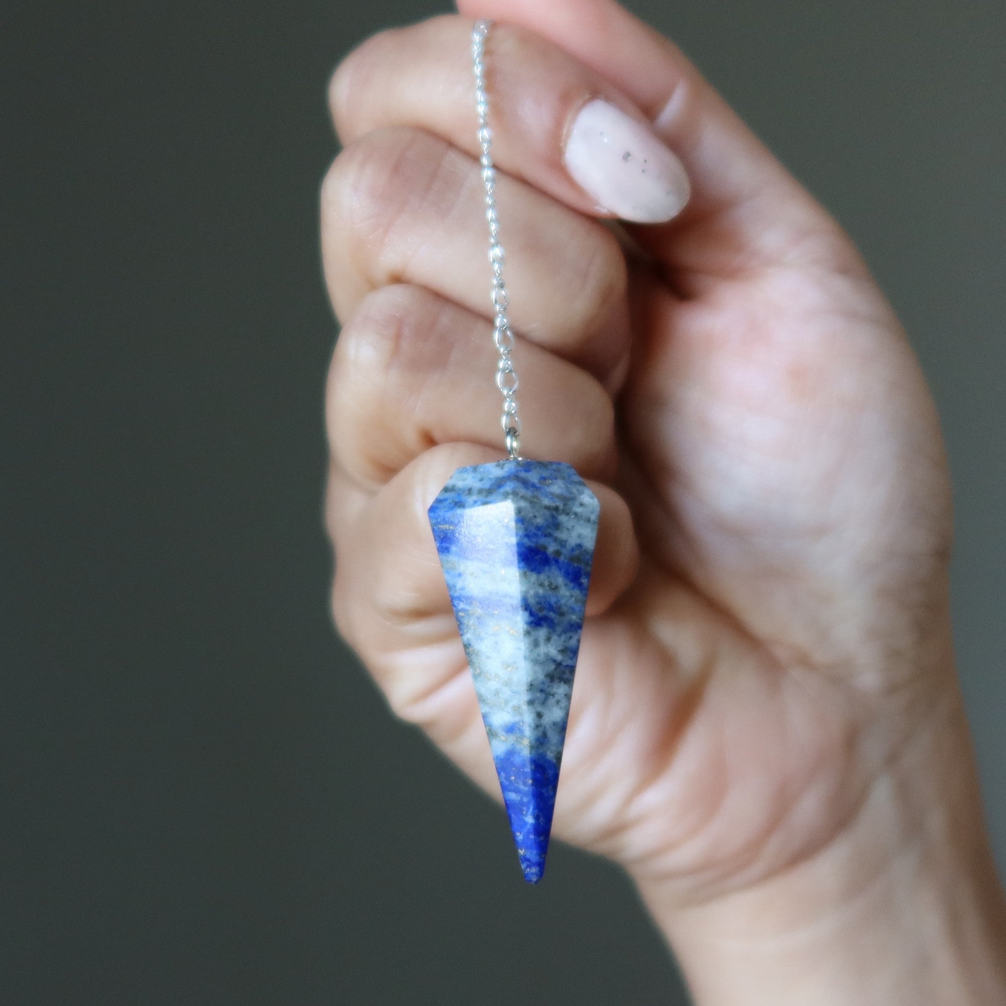 Lapis Lazuli Pendulum The Truth is Sterling Silver