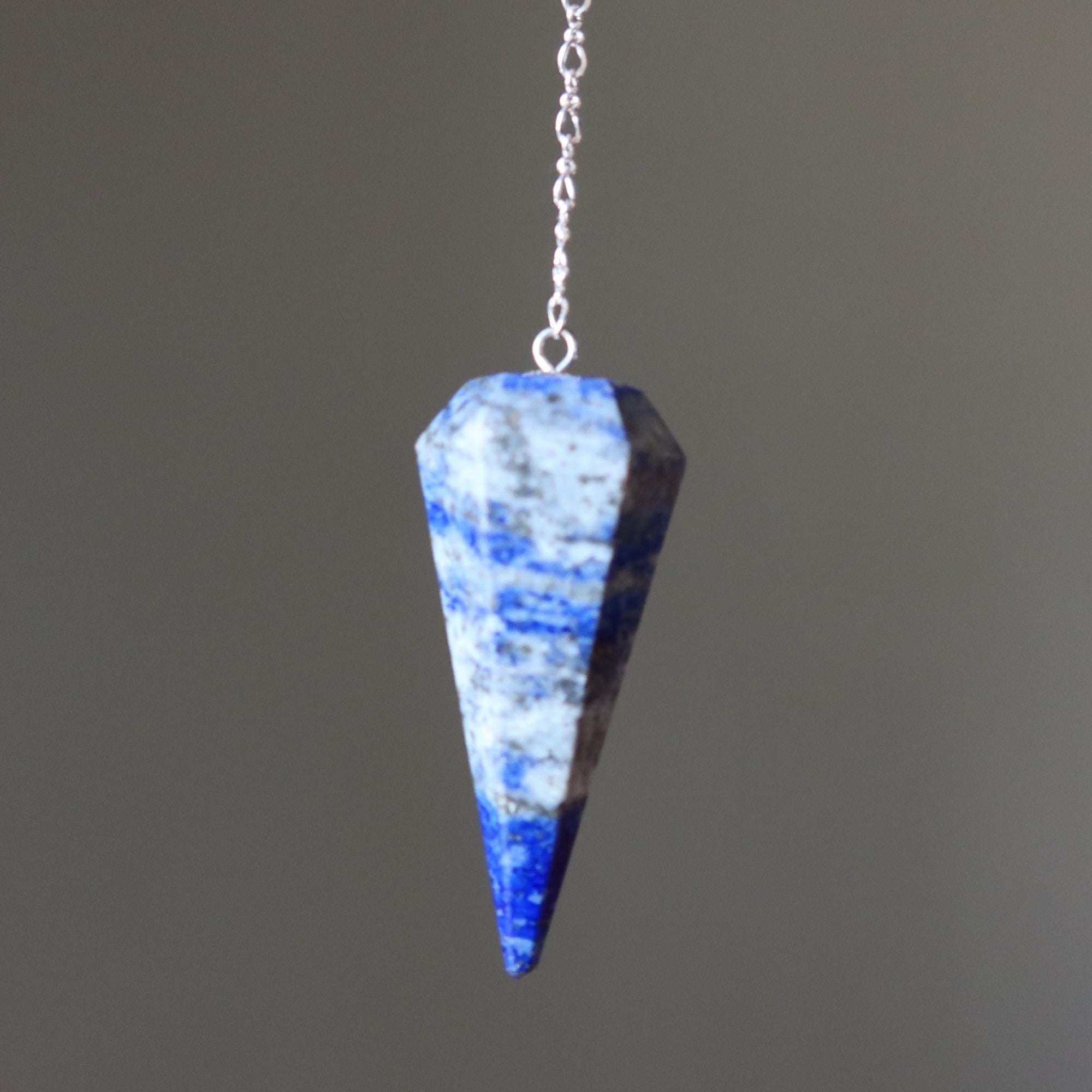 Lapis Lazuli Pendulum The Truth is Sterling Silver