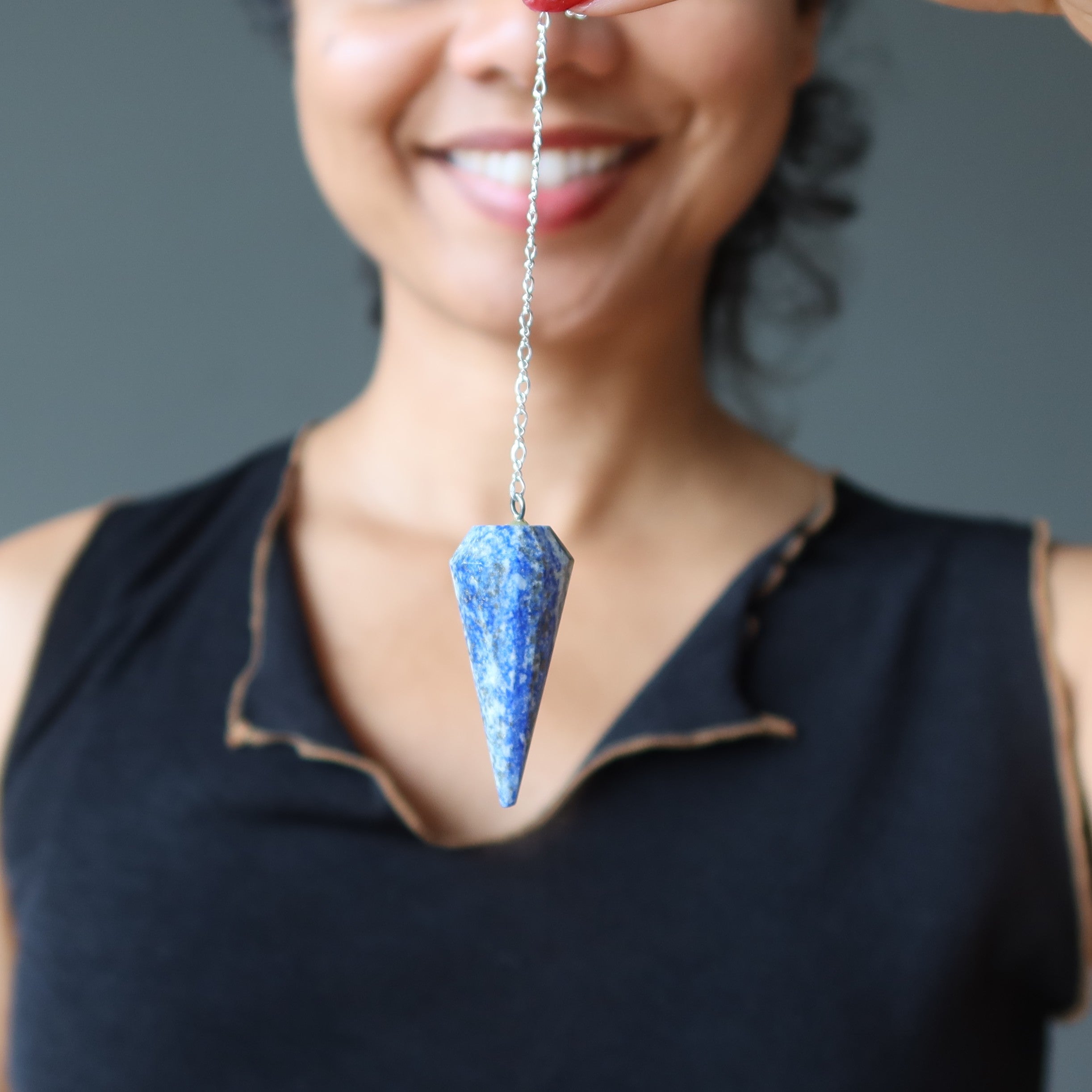 Lapis Lazuli Pendulum The Truth is Sterling Silver