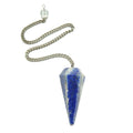 Lapis Lazuli Pendulum Healing the Mind Blue Dowsing Crystal