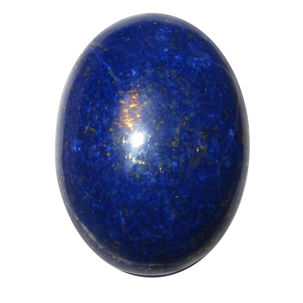 Pierre polie de lapis-lazuli Chakra du troisième œil Cristal afghan bleu roi