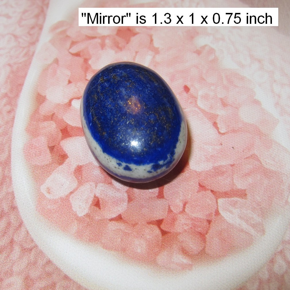 Pierre polie de lapis-lazuli Chakra du troisième œil Cristal afghan bleu roi