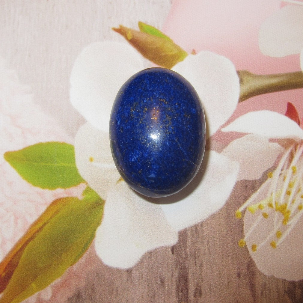 Pierre polie de lapis-lazuli Chakra du troisième œil Cristal afghan bleu roi