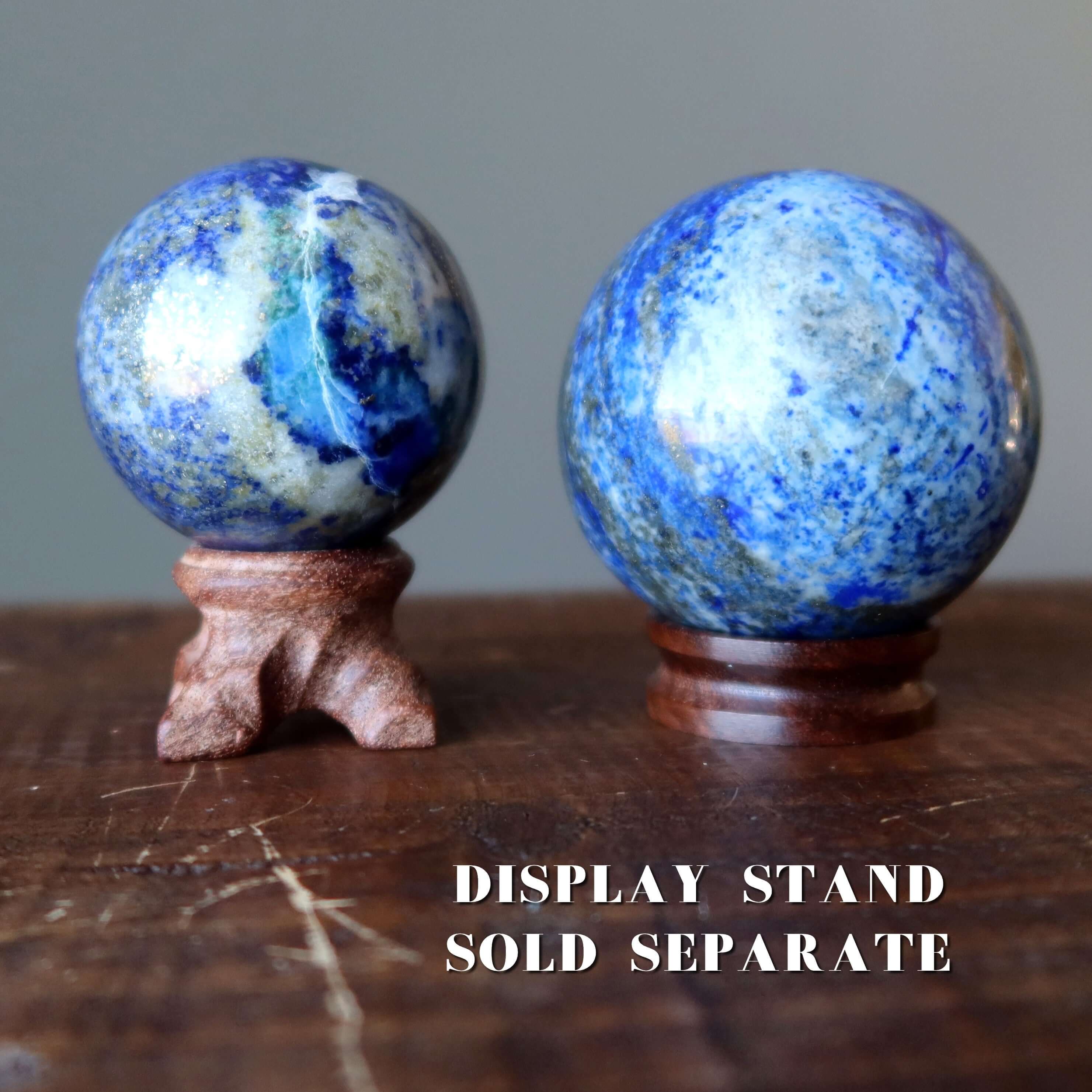 Lapis Lazuli Sphere Blue Denim Dreams Gazing Vision Crystal Ball