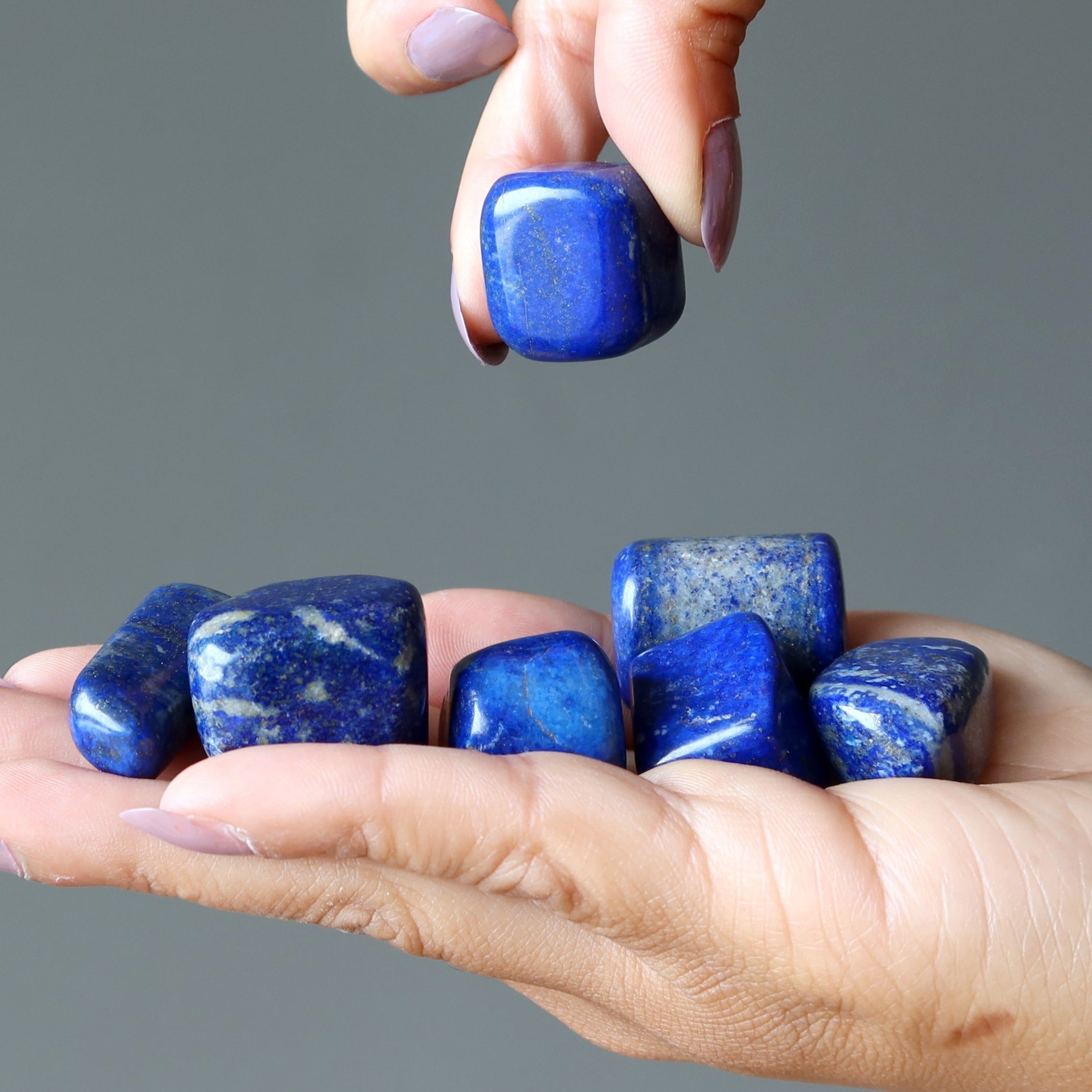 Pierre roulée de lapis-lazuli – Gemme de l'éveil bleu
