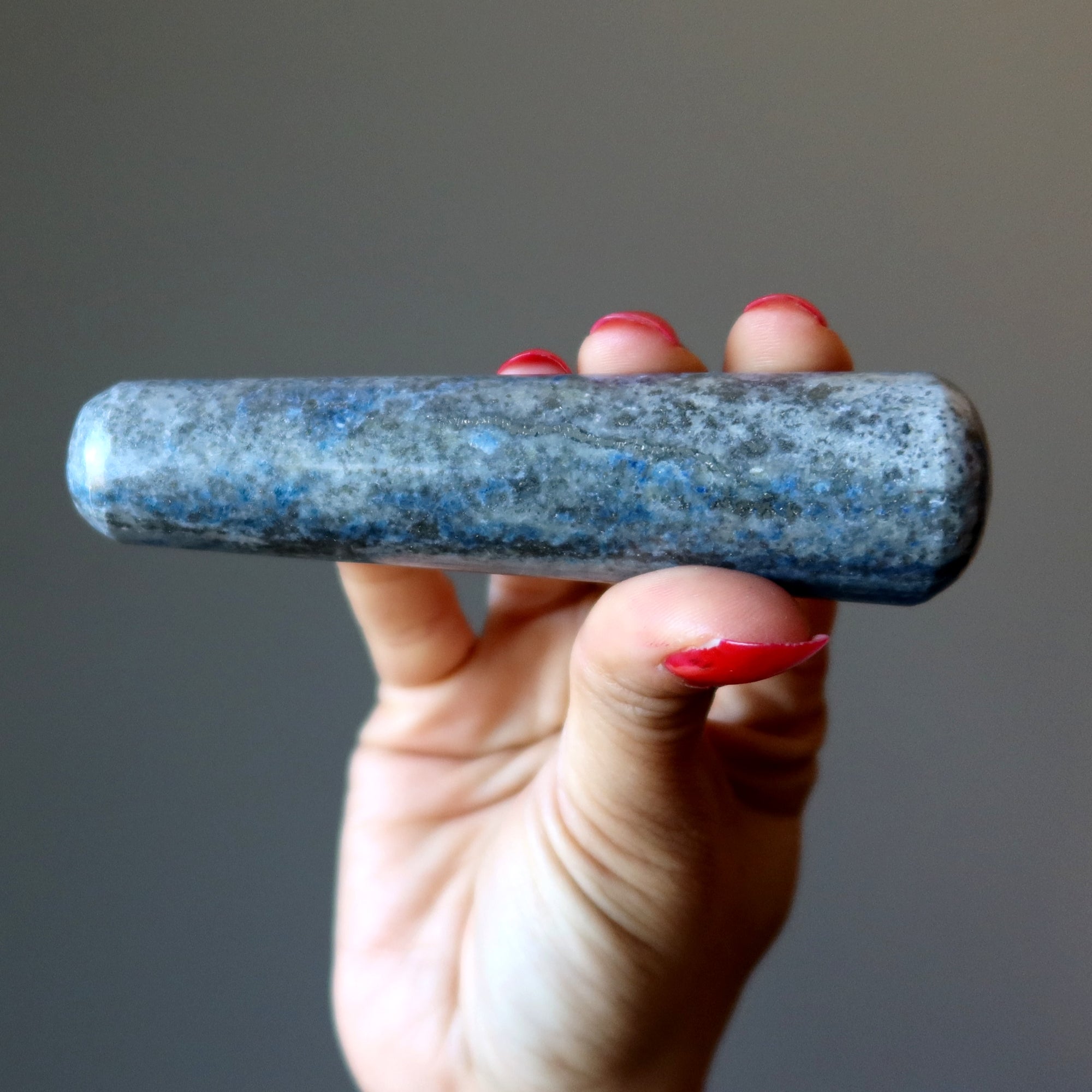 Baguette de massage Lapis Lazuli Bleue Pierre du Troisième Œil