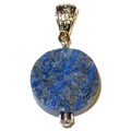 Lapislazuli-Anhänger, blau, Drittes Auge der Wahrheit, Lapislazuli-Edelstein, Heilkristall