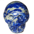Lapis Totenkopf Spirituelles Wesen des Großen Jenseits Blauer Kristallstein