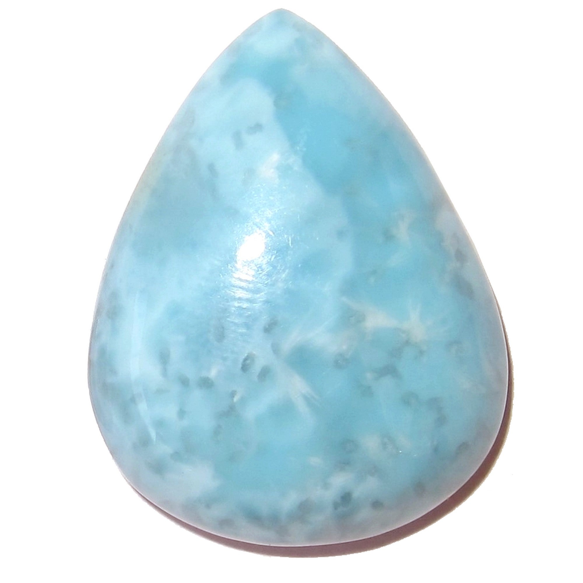 Larimar-Gitterkristall Blauer Tropfen Spirituelle Anordnung Edelstein