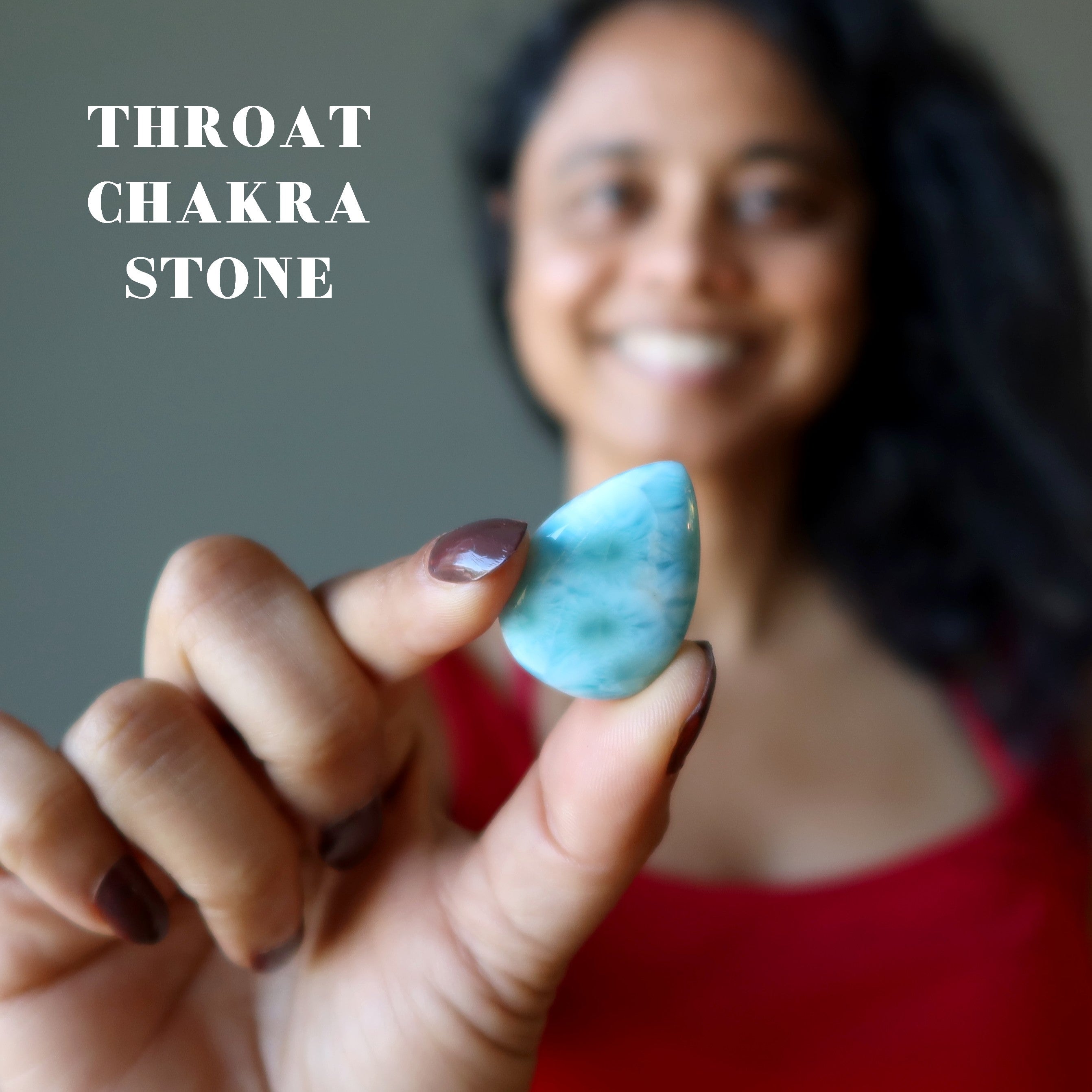 Larimar-Gitterkristall Blauer Tropfen Spirituelle Anordnung Edelstein