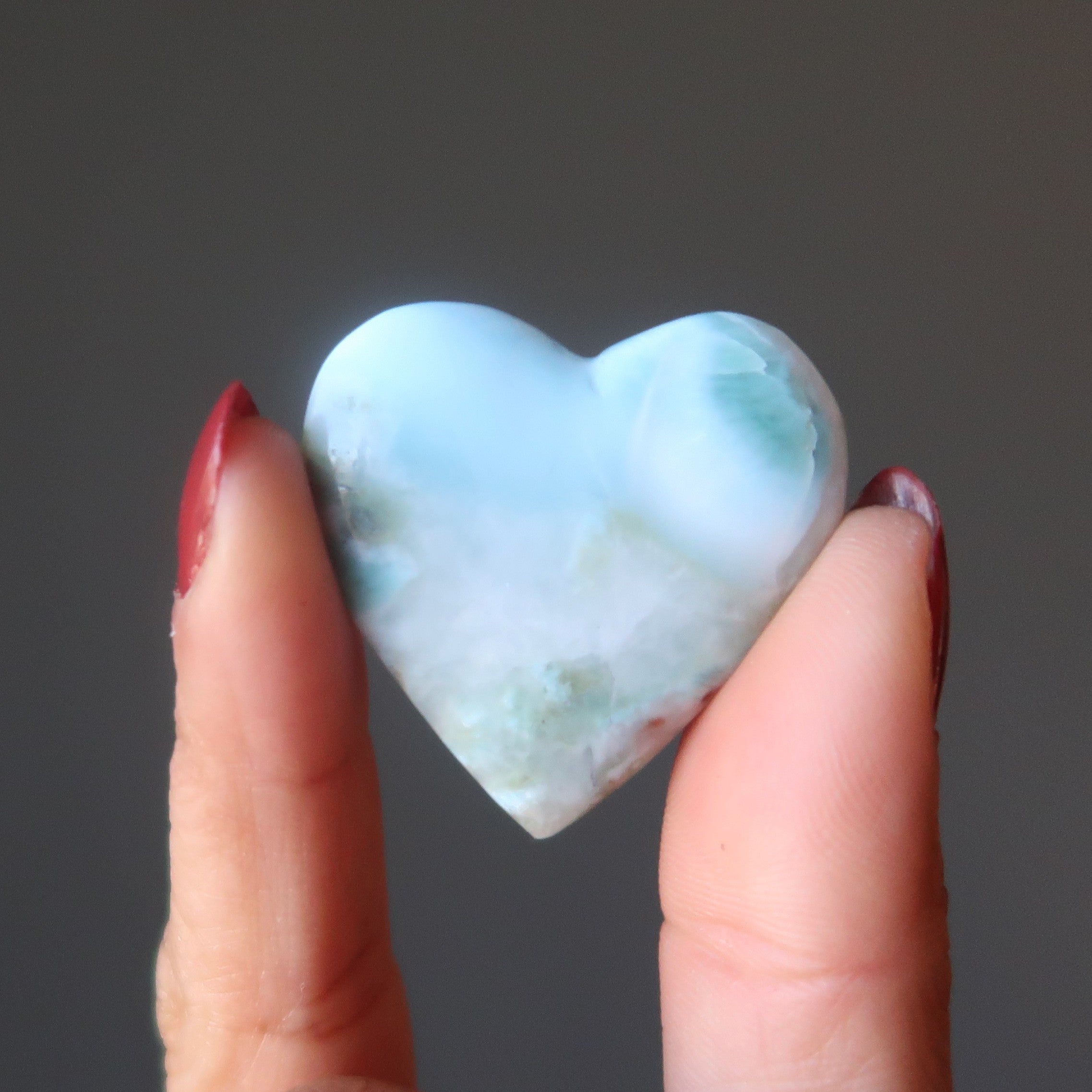 Larimar Herz Ewige Flitterwochen Tropischer Liebesstein